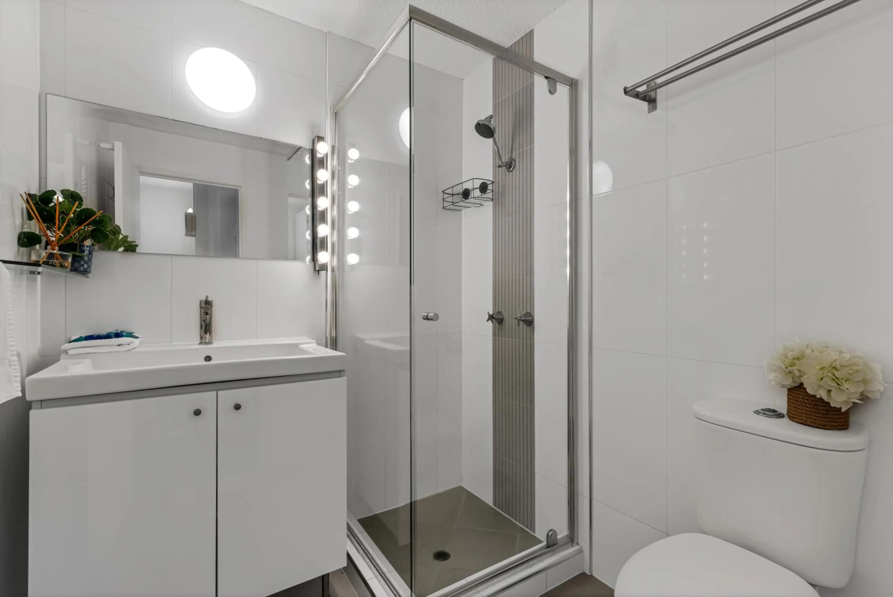 Bathroom in Mylos Holiday Apartments