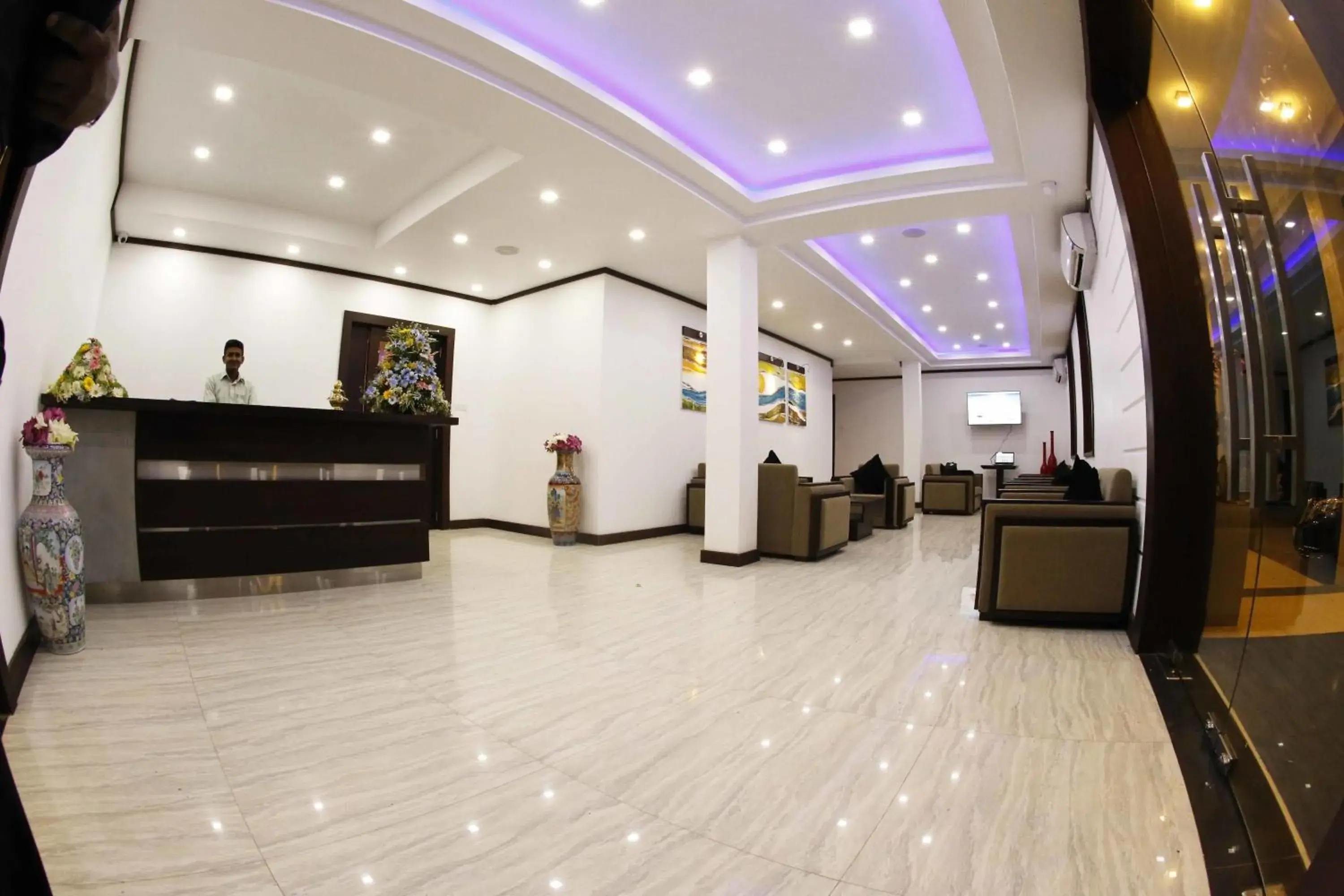 Bird's eye view in Blue Beach Hotel Bird's eye view in Blue Beach Hotel