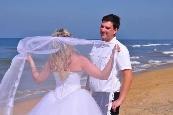 People in Blue Beach Hotel