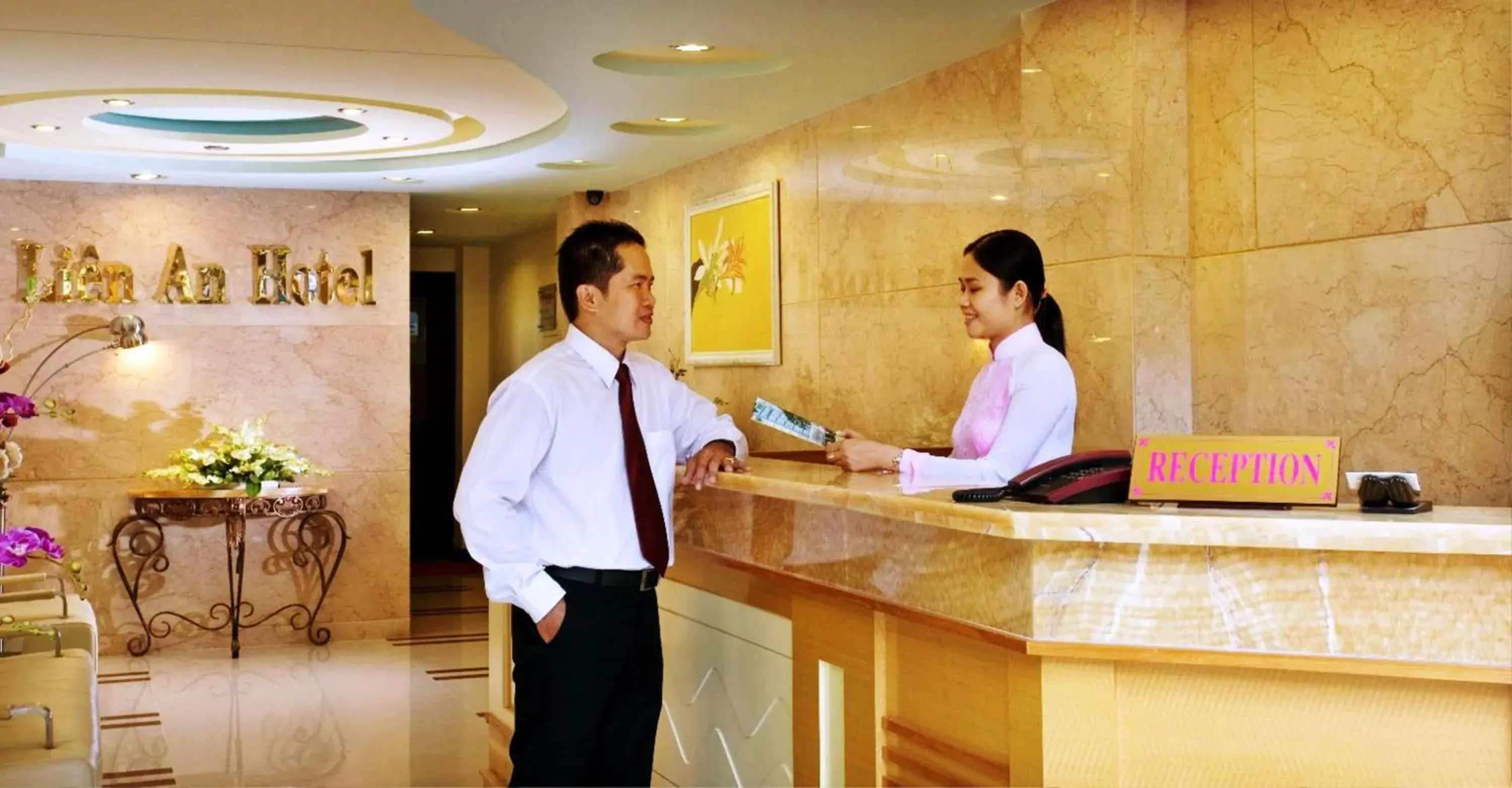 Lobby or reception in Lien An Sai Gon Hotel Lobby or reception in Lien An Sai Gon Hotel