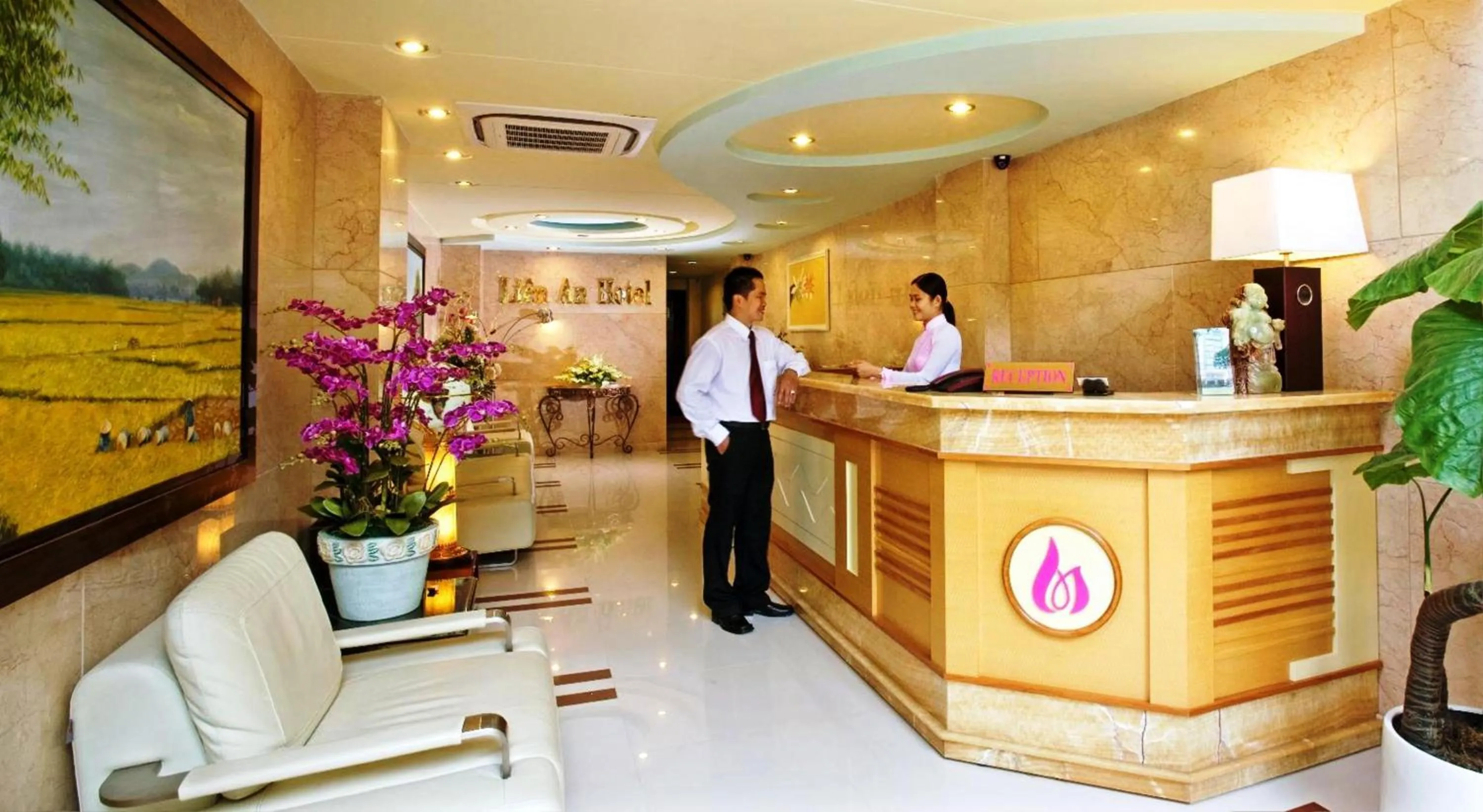 Lobby or reception in Lien An Sai Gon Hotel