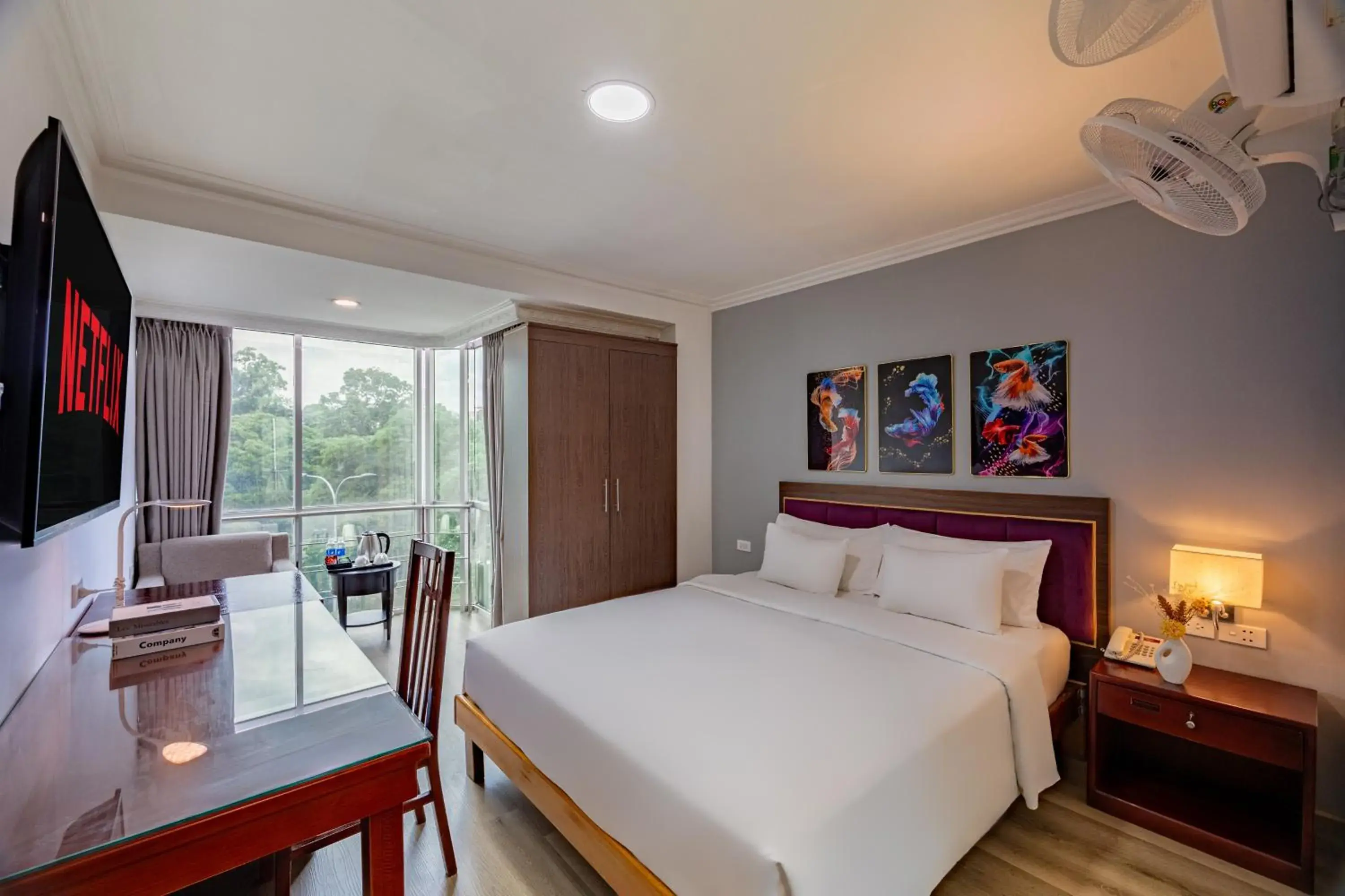 Bed in A25 Hotel - 251 Hai Bà Trưng HCM Bed in A25 Hotel - 251 Hai Bà Trưng HCM