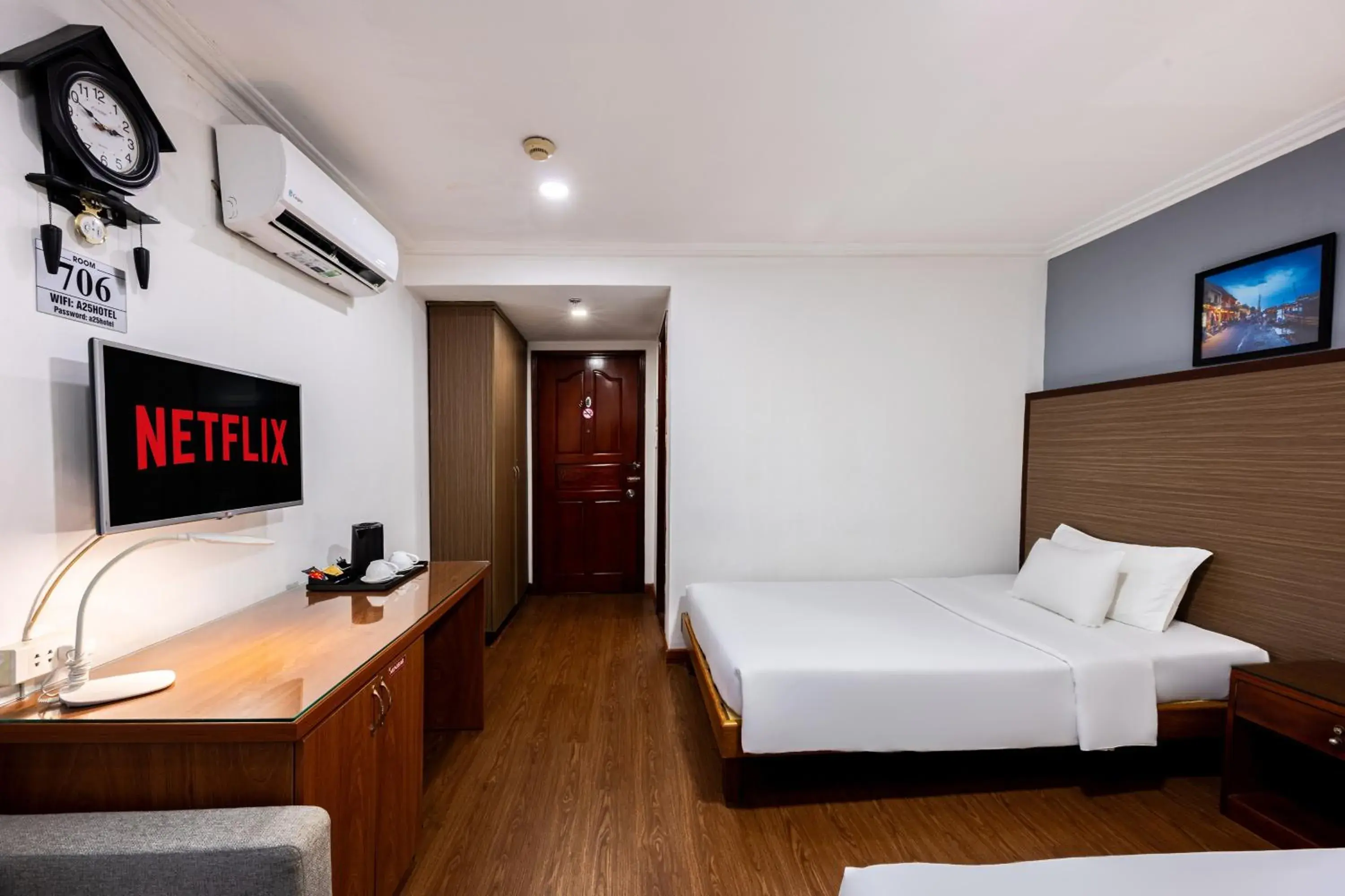 Bed in A25 Hotel - 251 Hai Bà Trưng HCM Bed in A25 Hotel - 251 Hai Bà Trưng HCM