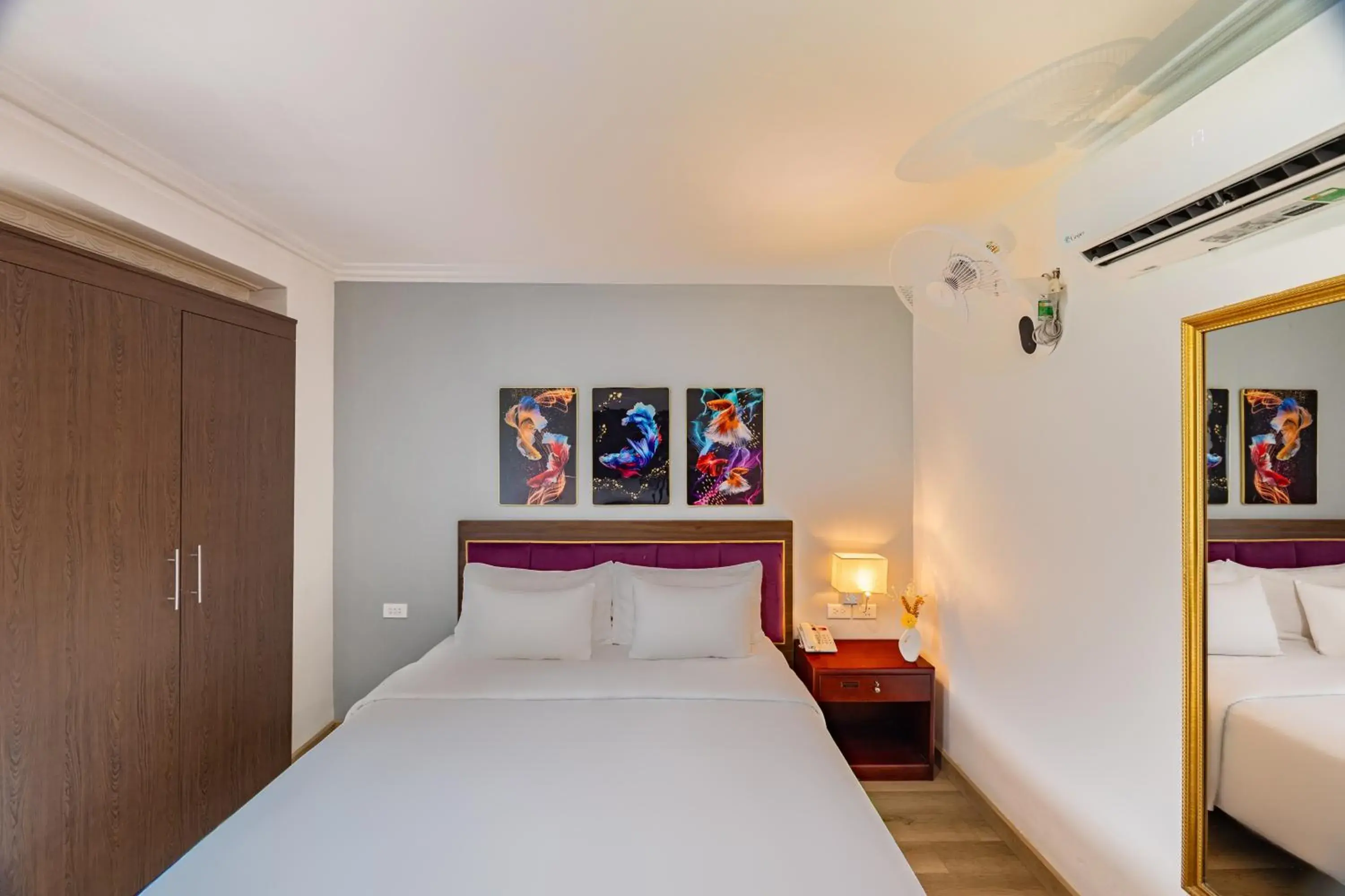 Bed in A25 Hotel - 251 Hai Bà Trưng HCM Bed in A25 Hotel - 251 Hai Bà Trưng HCM