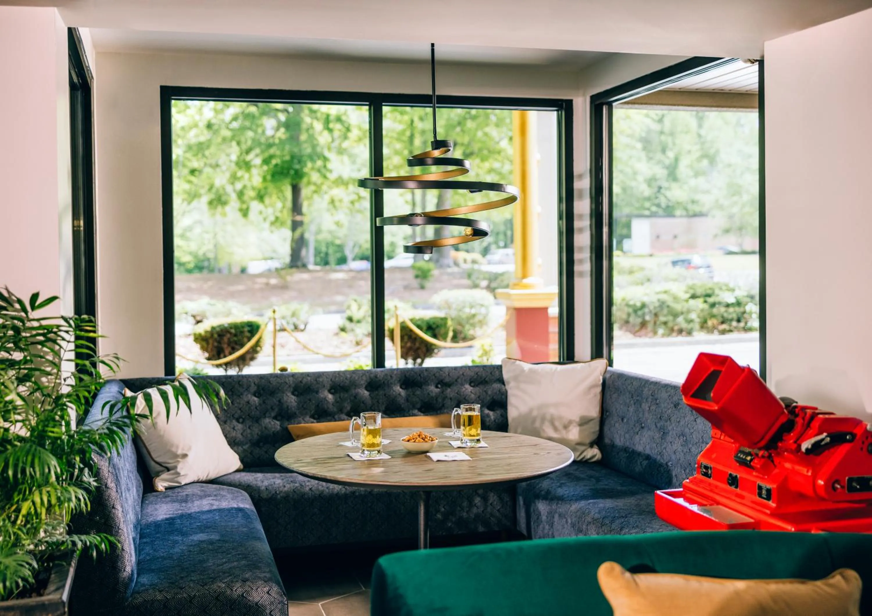 Lobby or reception in All-Movie Hotel