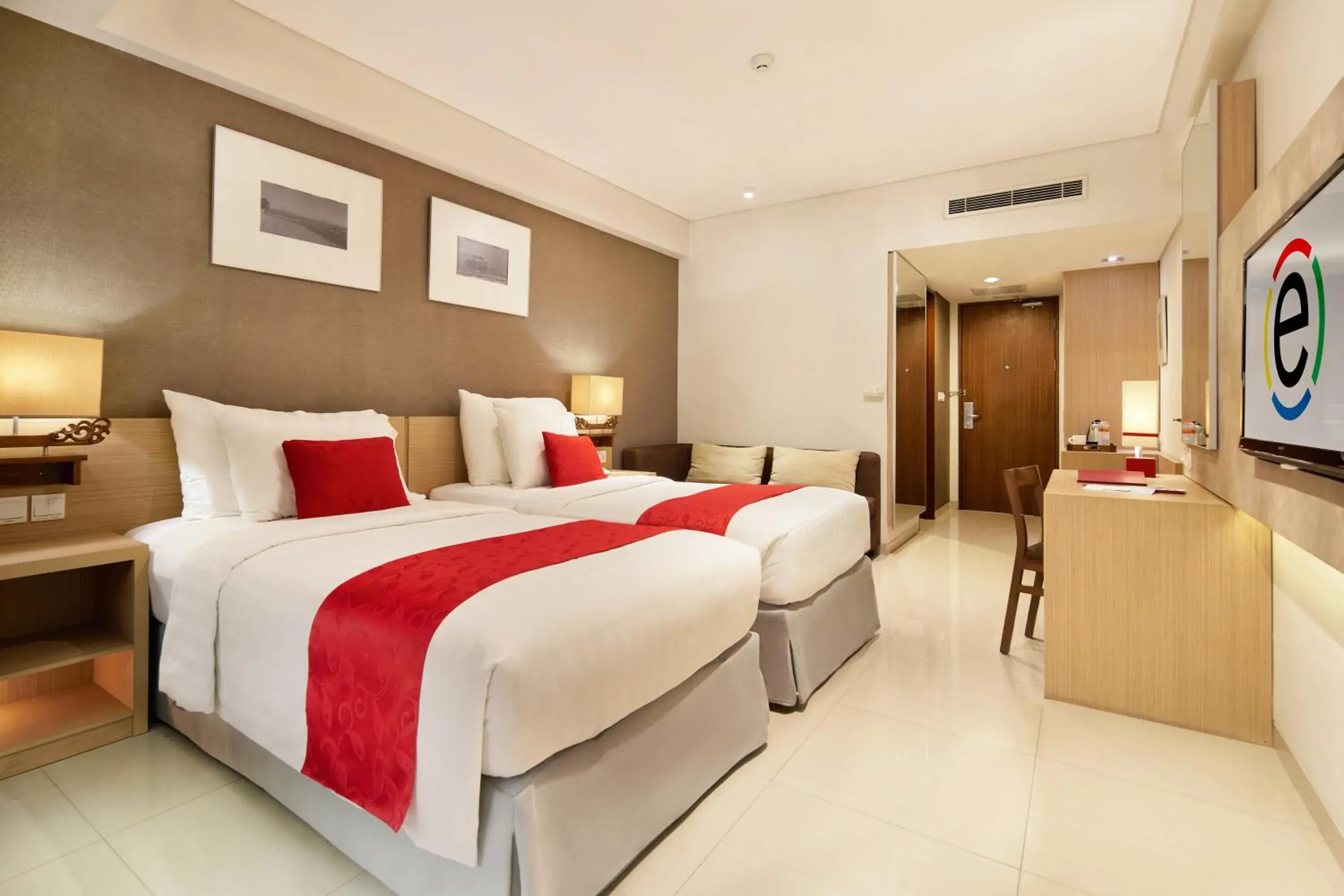 Bed in Ramada Encore by Wyndham Bali Seminyak Bed in Ramada Encore by Wyndham Bali Seminyak