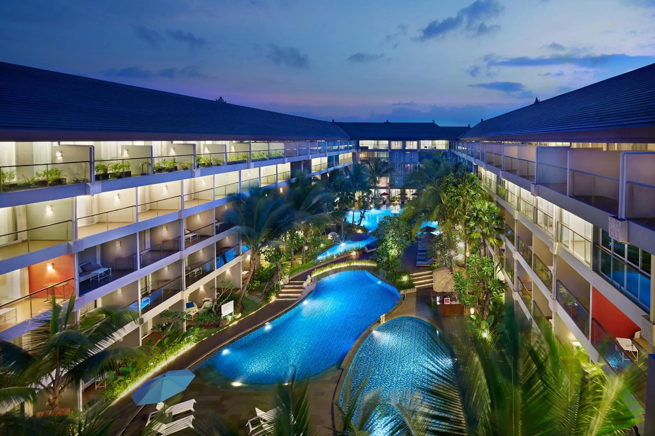 Pool view in Ramada Encore by Wyndham Bali Seminyak