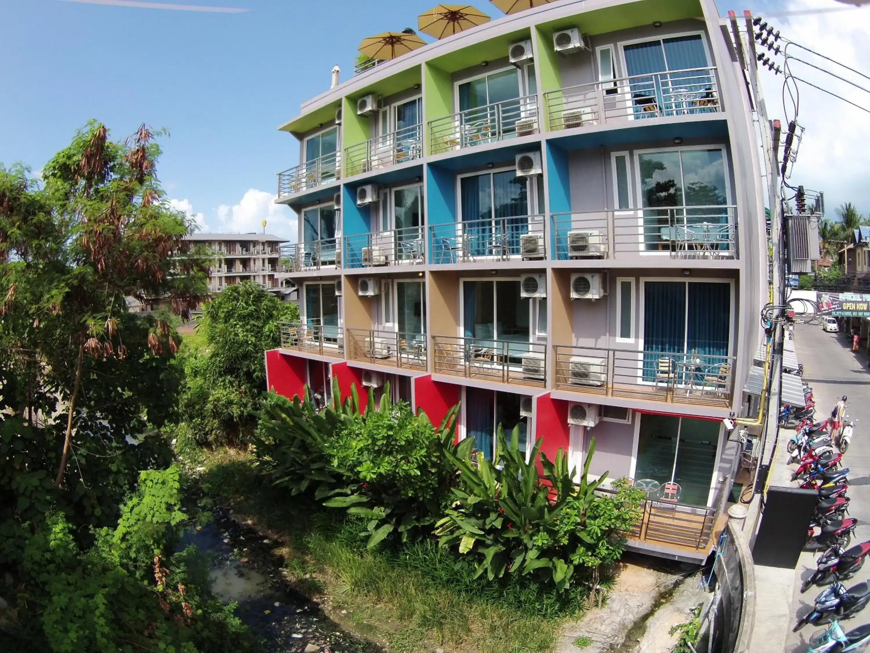 Property building in Cheeky Monkey's Samui Property building in Cheeky Monkey's Samui