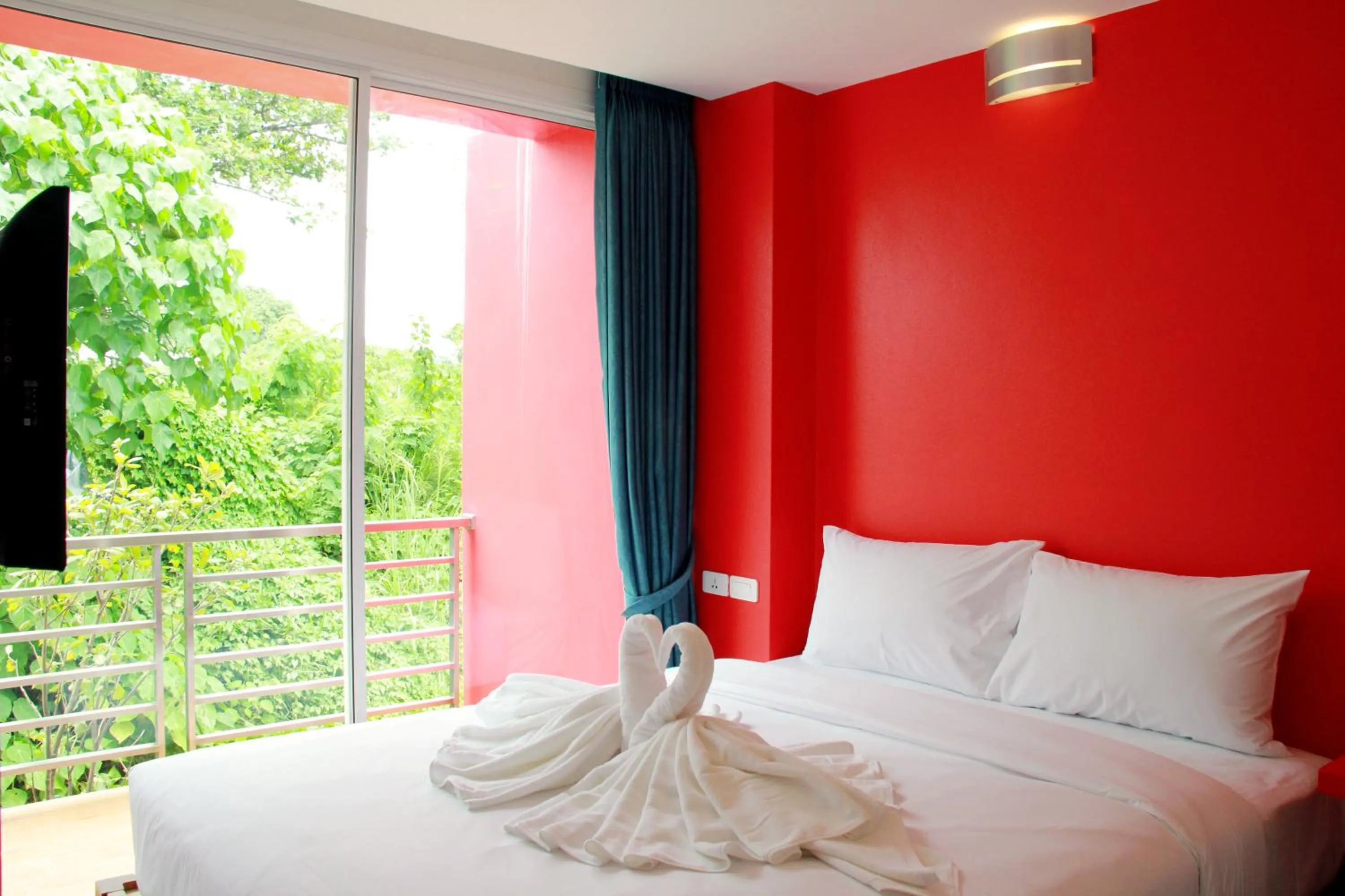 Bed in Cheeky Monkey's Samui