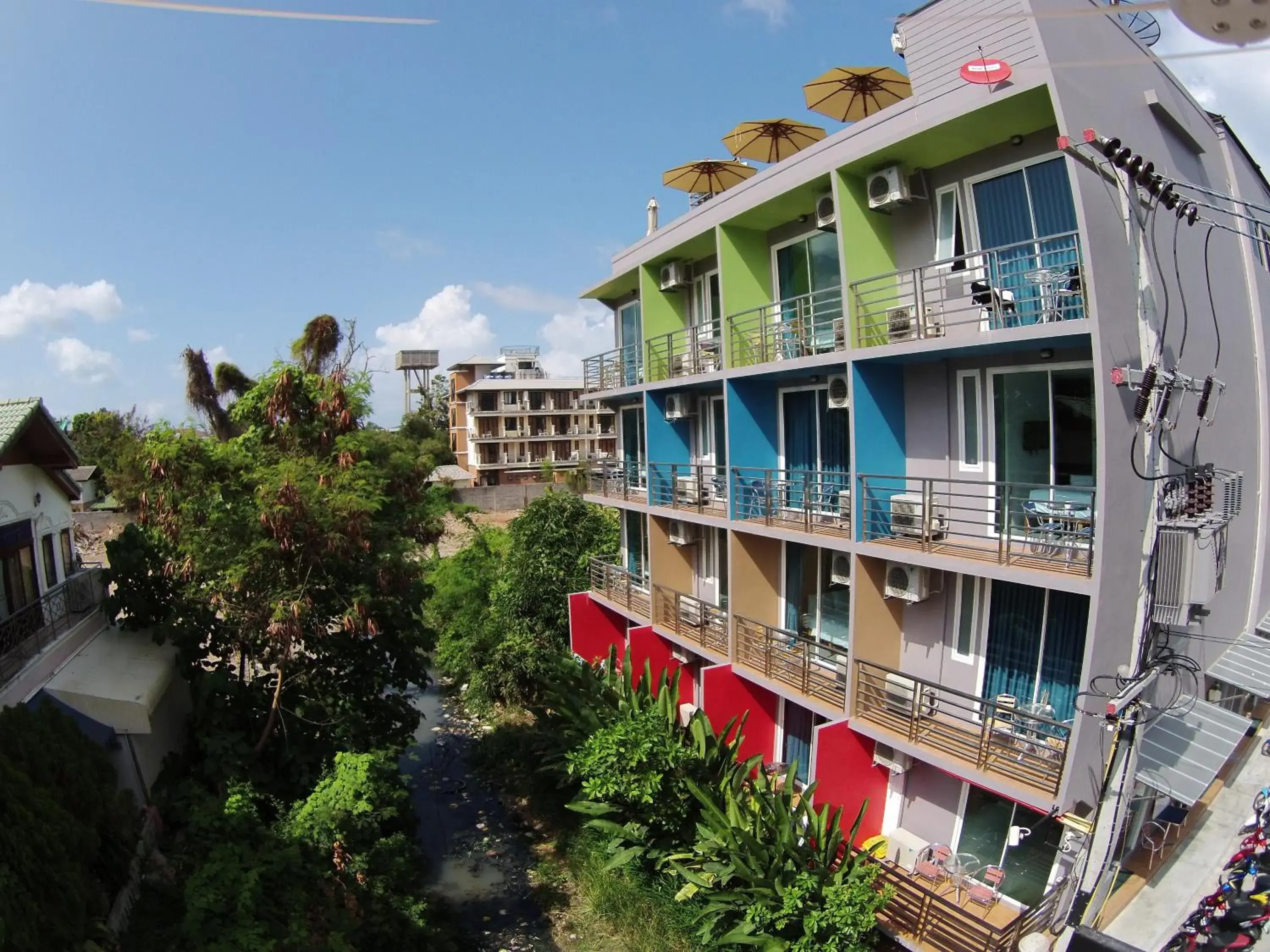 Property building in Cheeky Monkey's Samui Property building in Cheeky Monkey's Samui