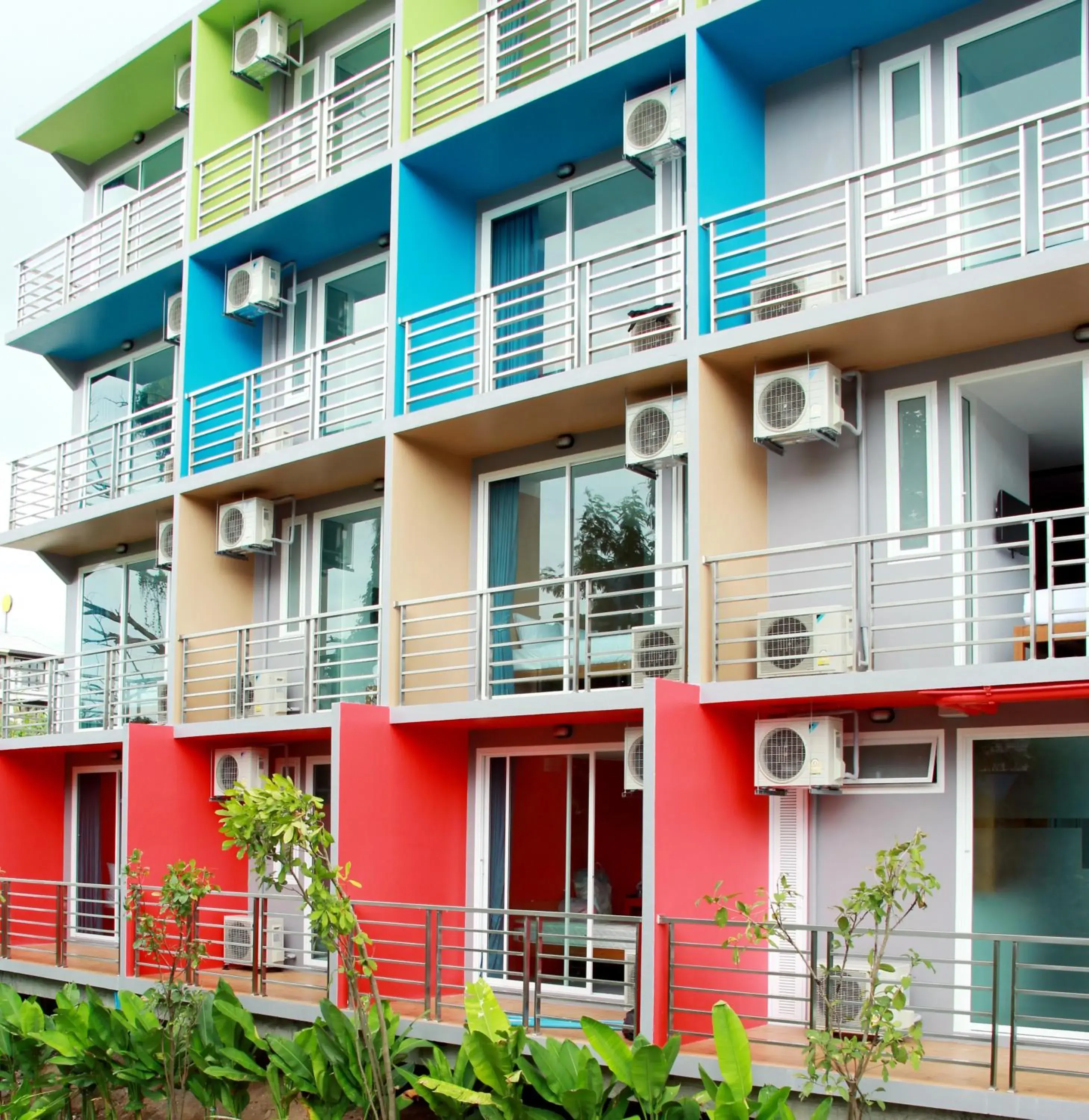 Property building in Cheeky Monkey's Samui Property building in Cheeky Monkey's Samui