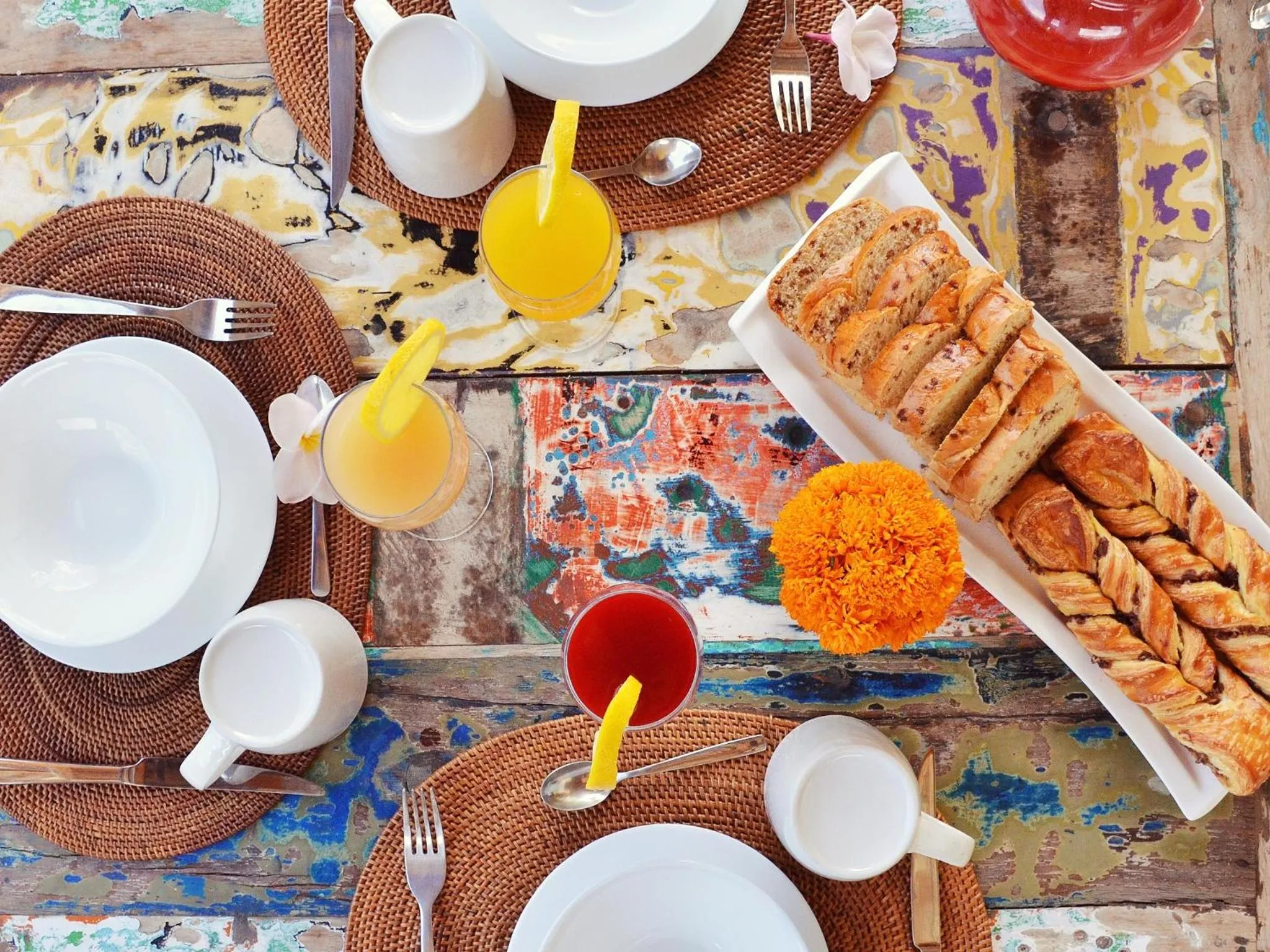 Food close-up in Happy Days Guest House