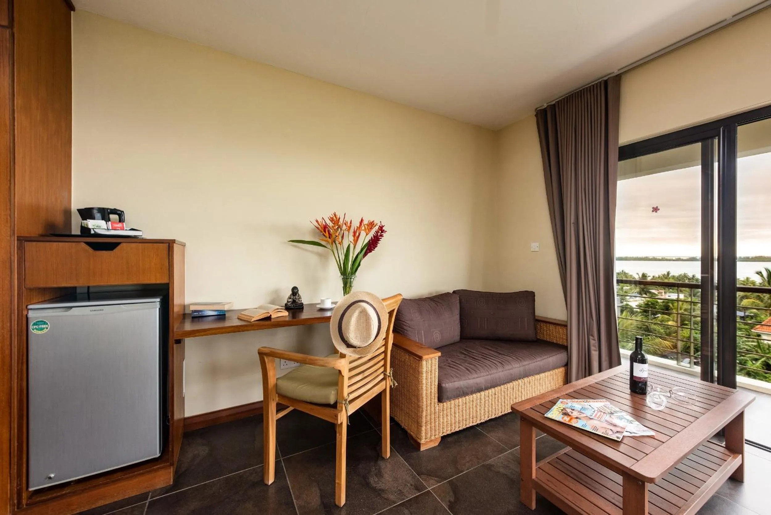 Seating area in Happy Days Guest House