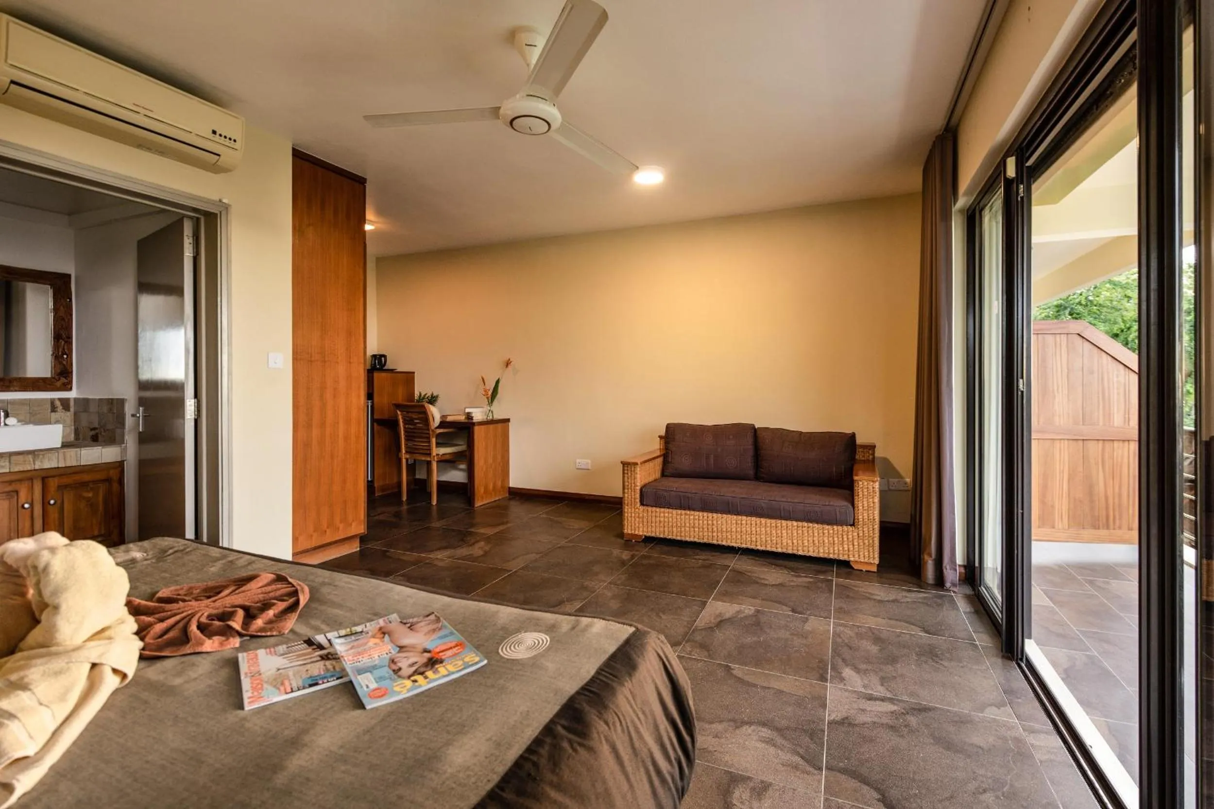 Seating area in Happy Days Guest House