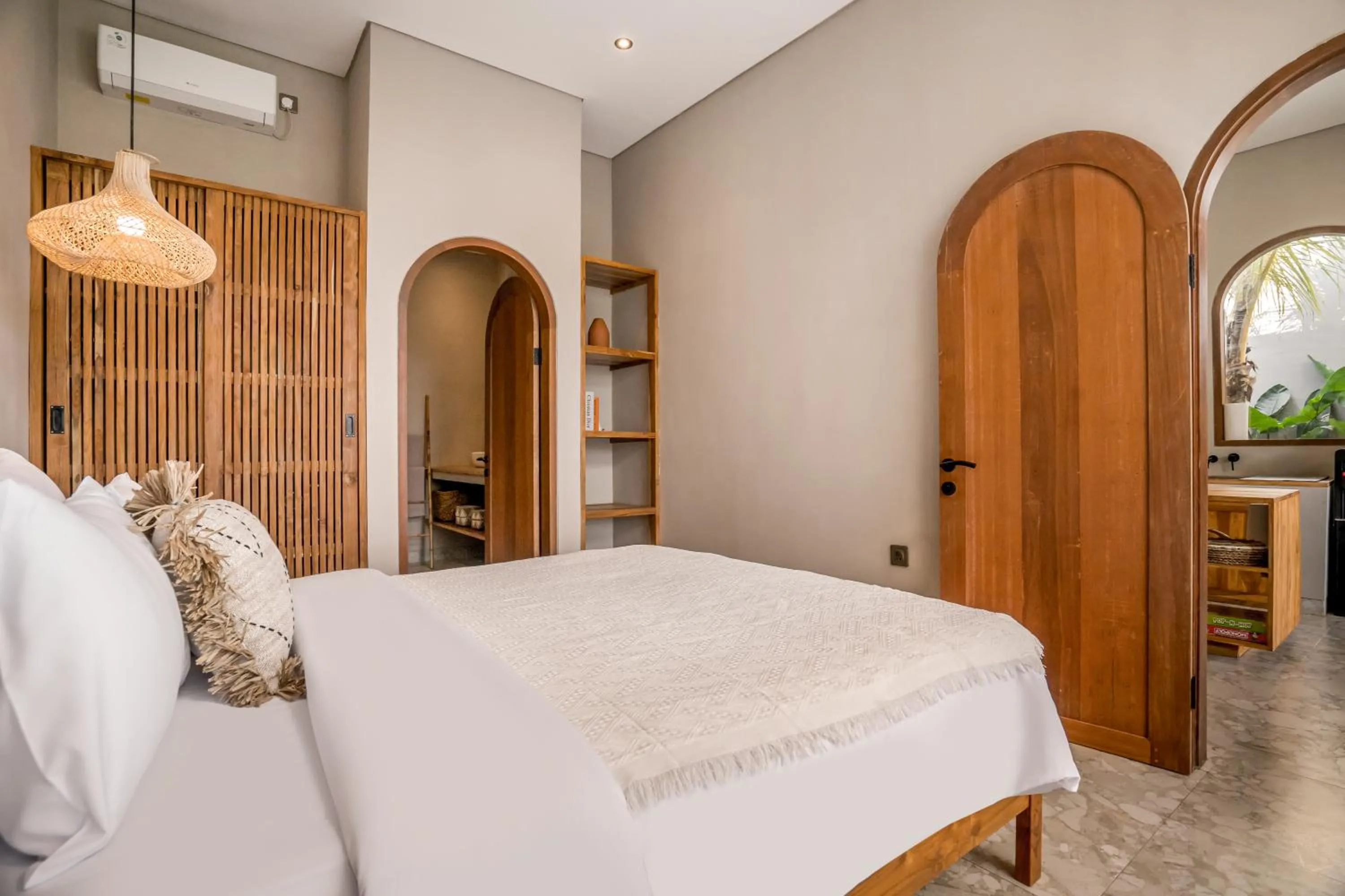 Bedroom, Bed in Villa Bayu by Alfred in Bali