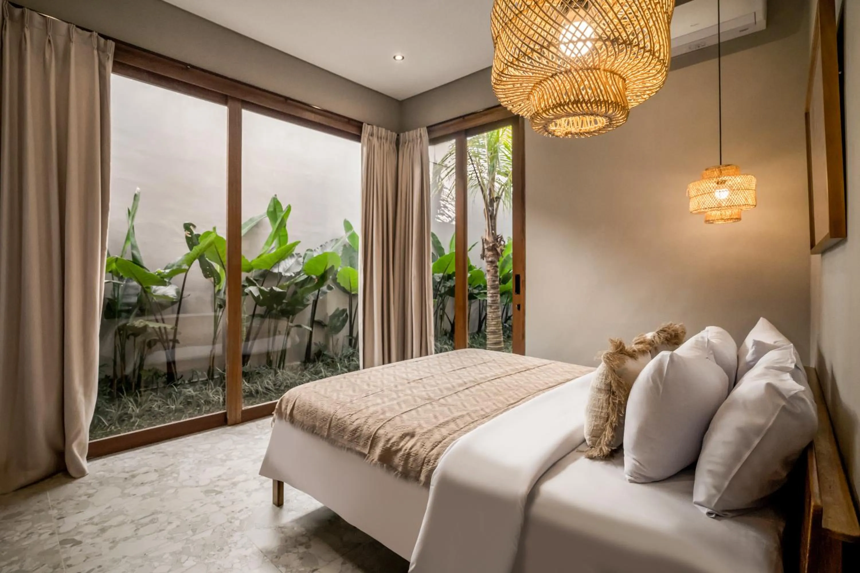 Bedroom, Bed in Villa Bayu by Alfred in Bali