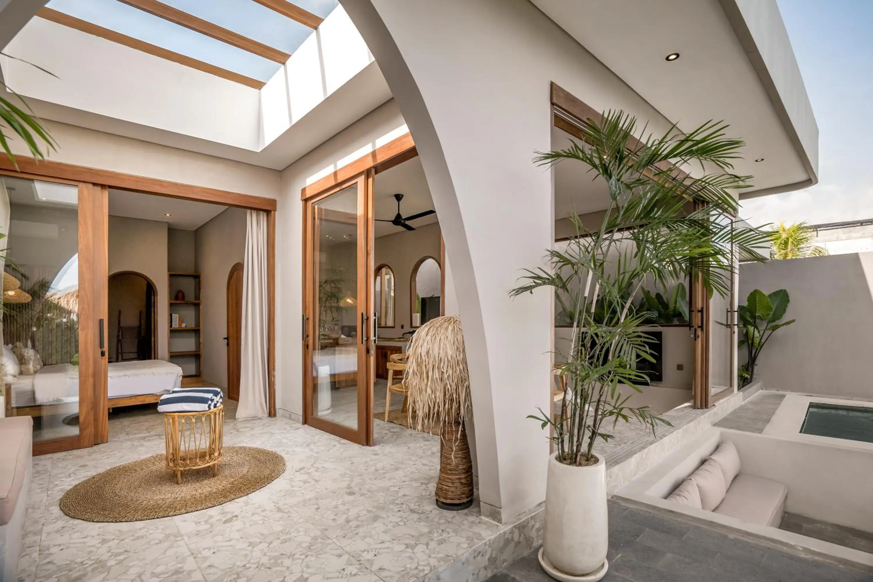 Seating area in Villa Bayu by Alfred in Bali