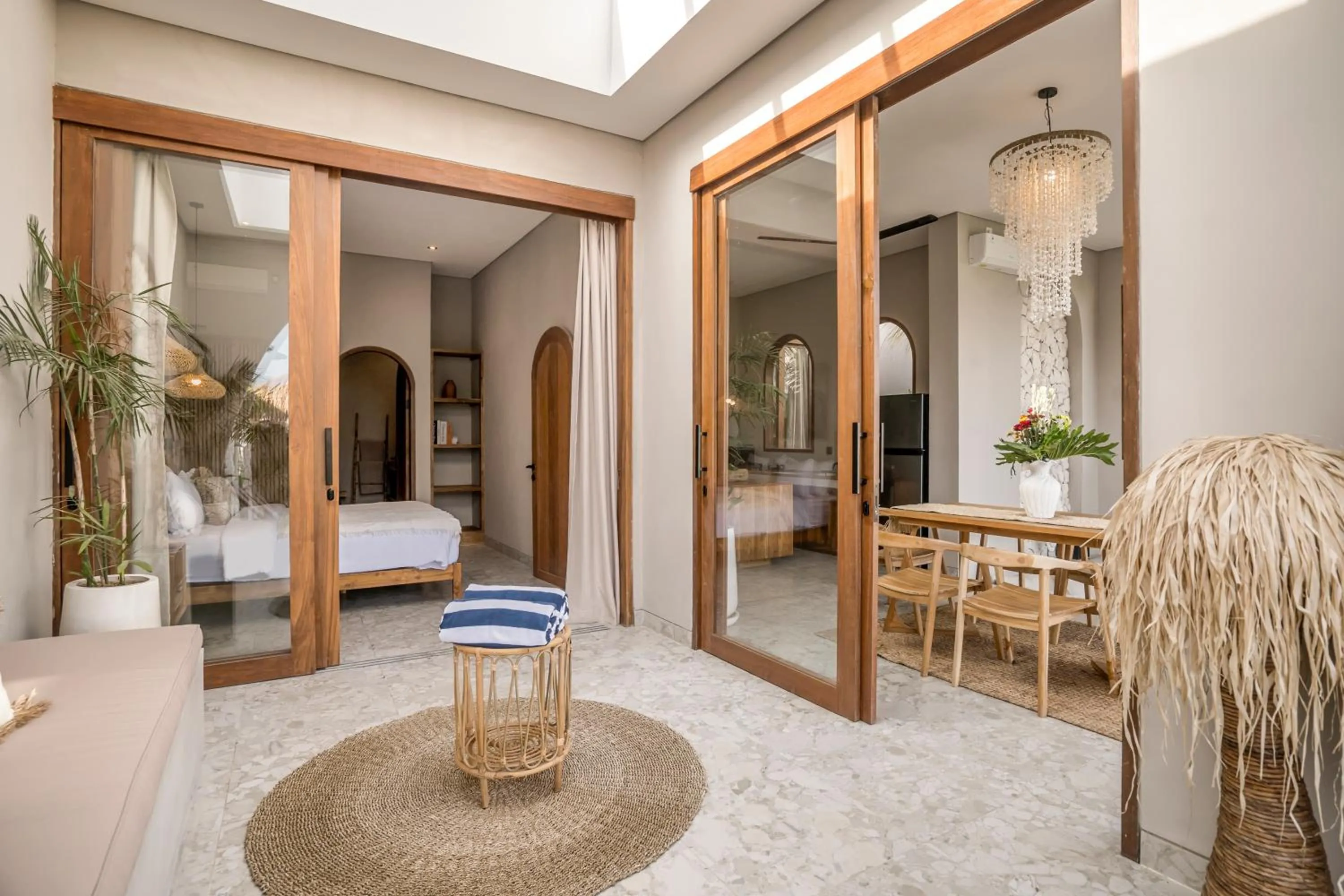 Seating area in Villa Bayu by Alfred in Bali