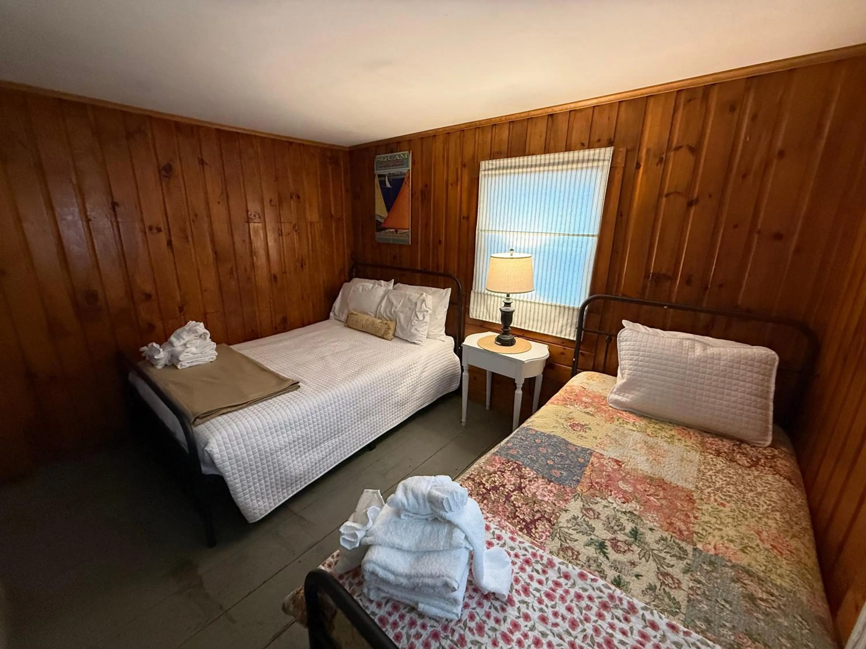 Bed in Cottage Place on Squam Lake