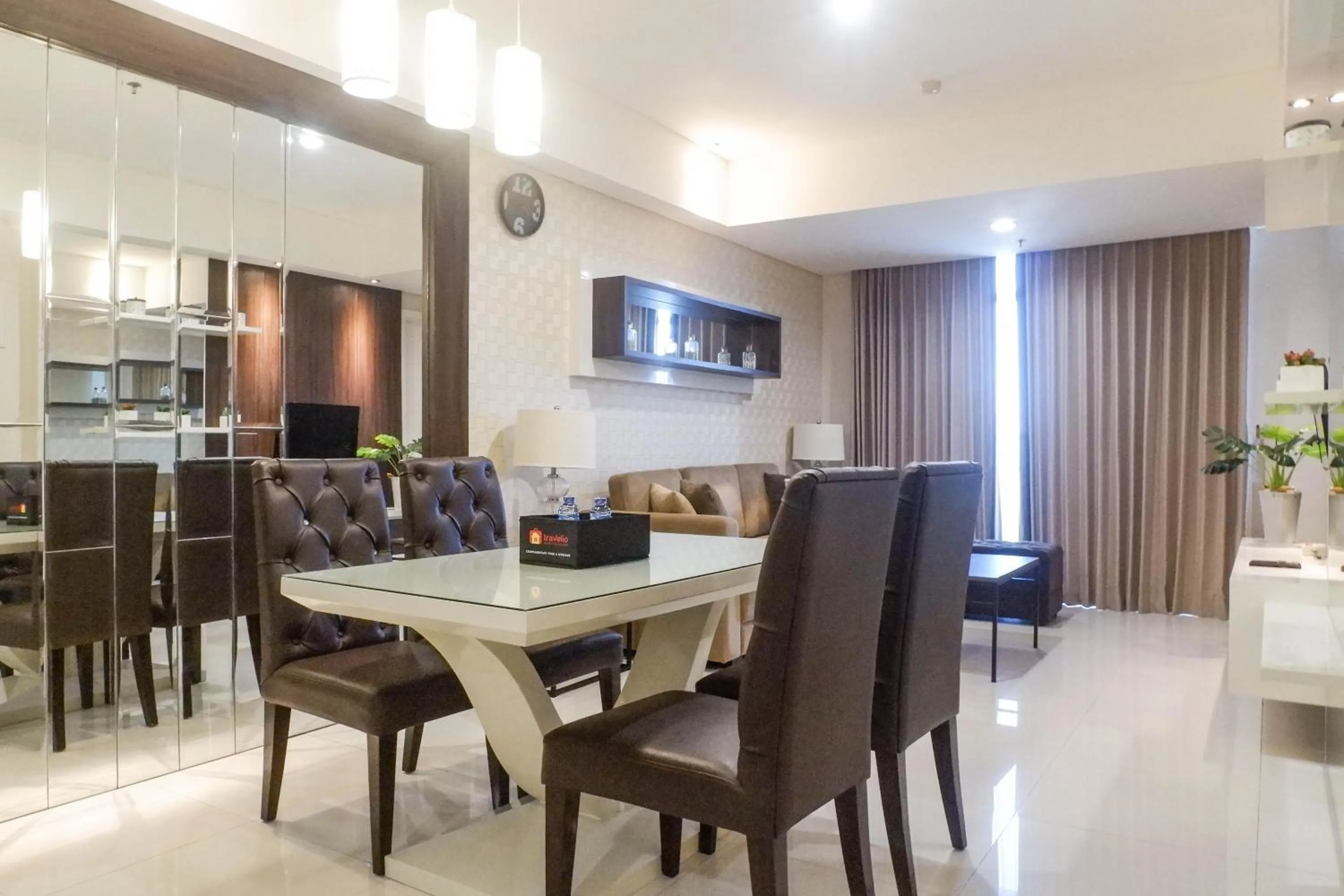 Photo of the whole room in Scenic Modern 2BR Apartment at Trillium Residence By Travelio