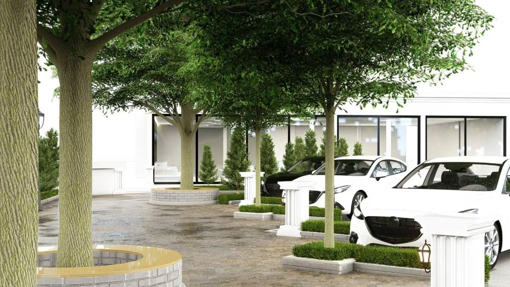 Garden in DEBUA White House