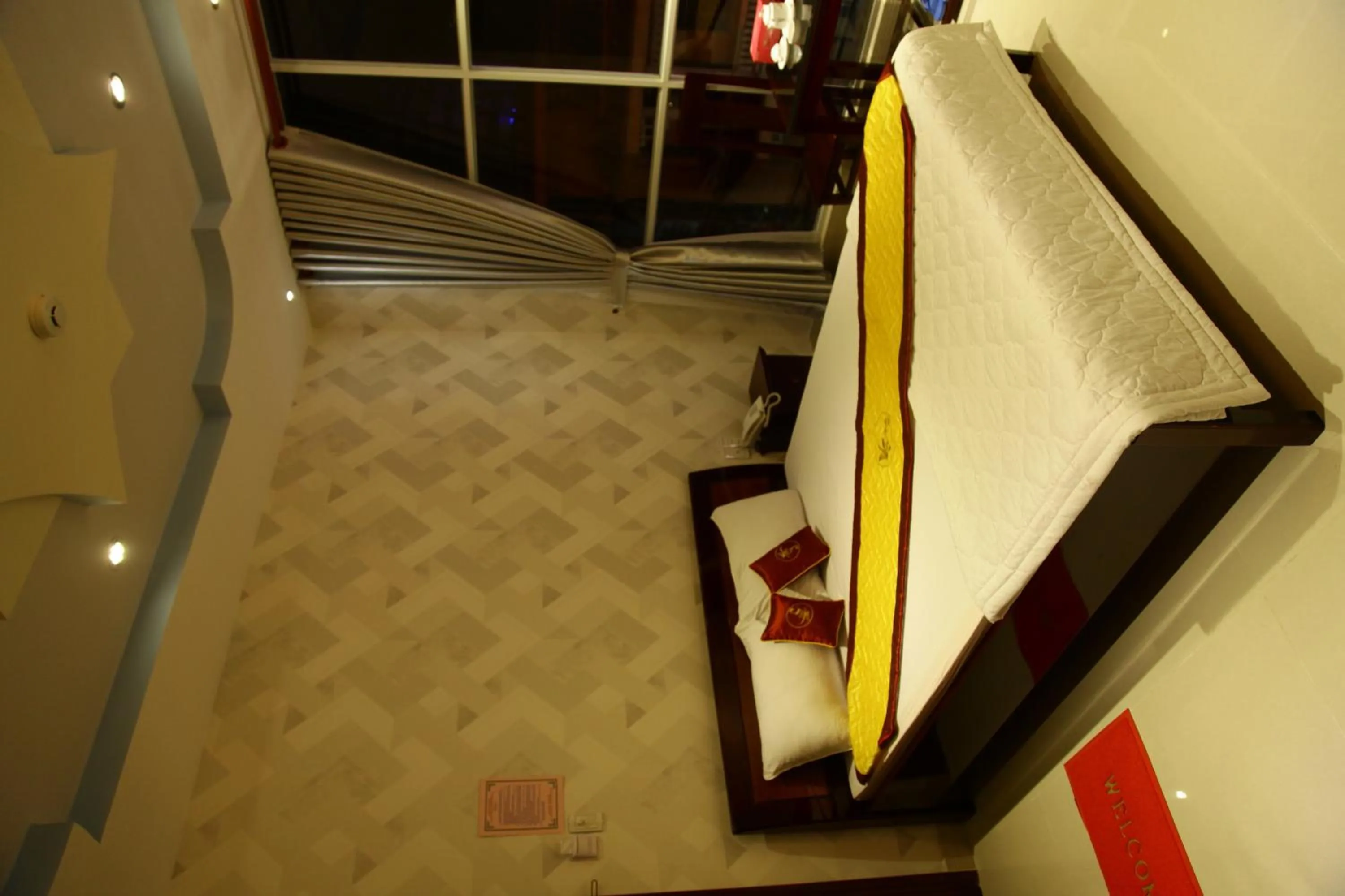 Bed in Minh Kieu Hotel