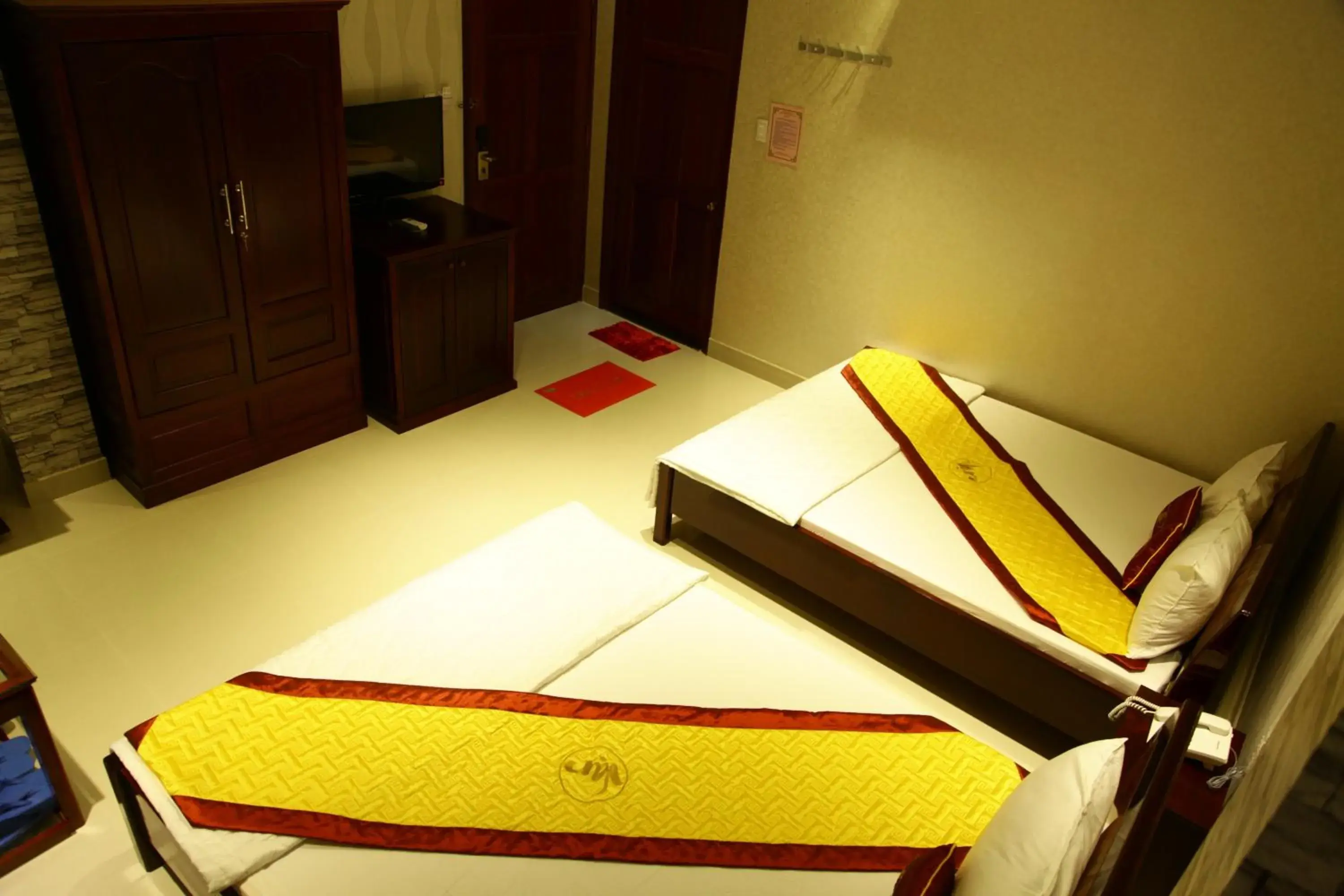 Bed in Minh Kieu Hotel Bed in Minh Kieu Hotel