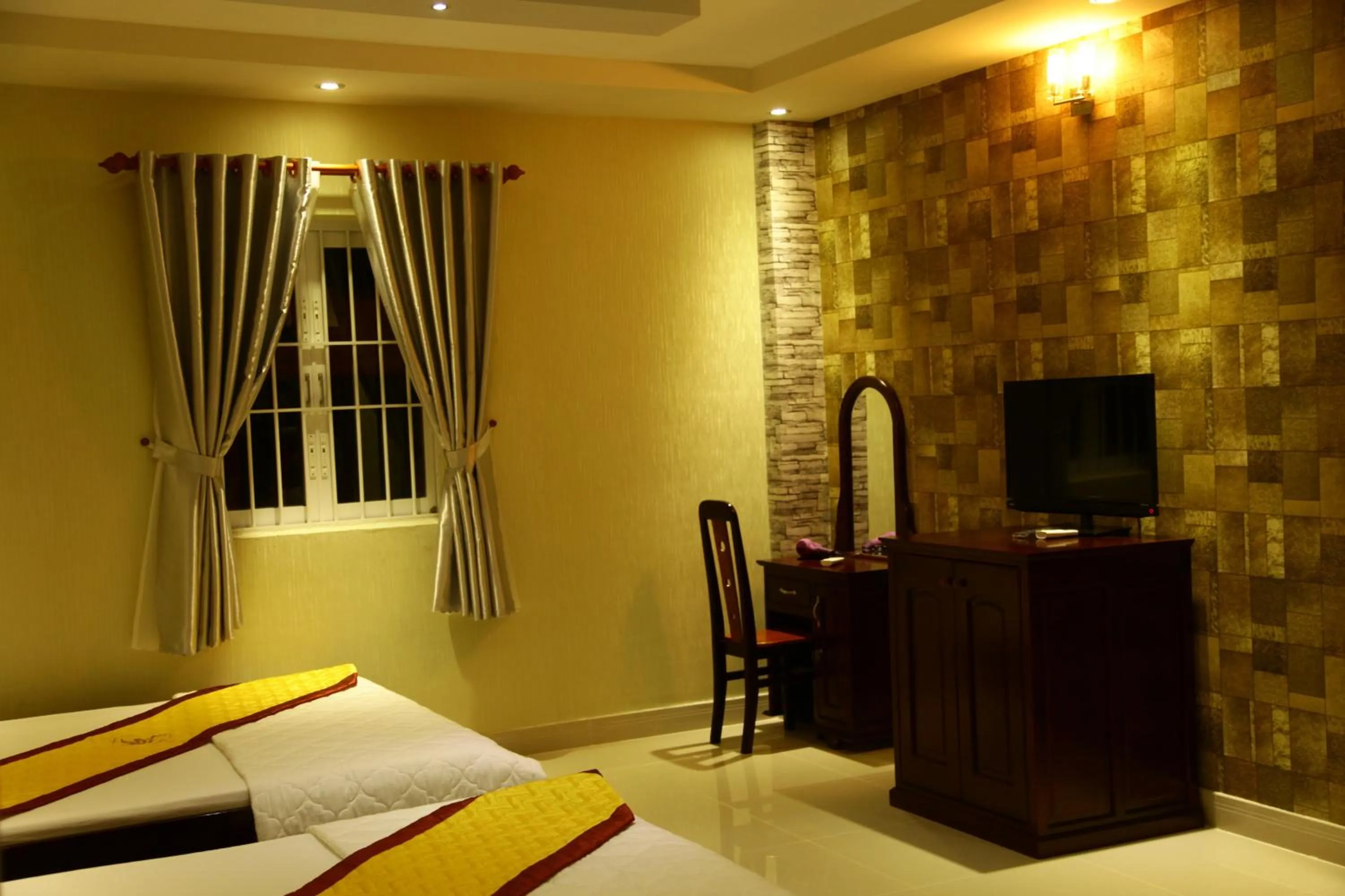 Bed in Minh Kieu Hotel