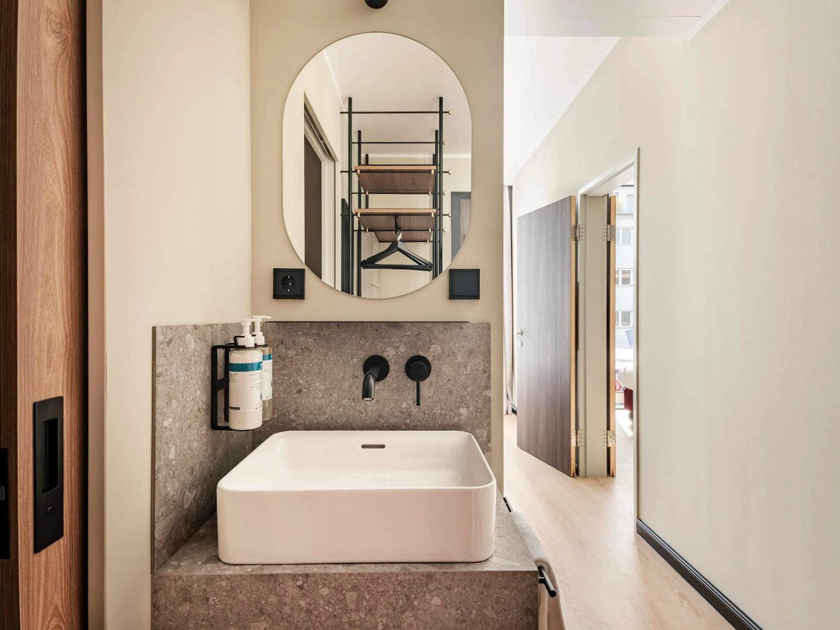 Bathroom, Bed in Numa Salzburg Vogelweider