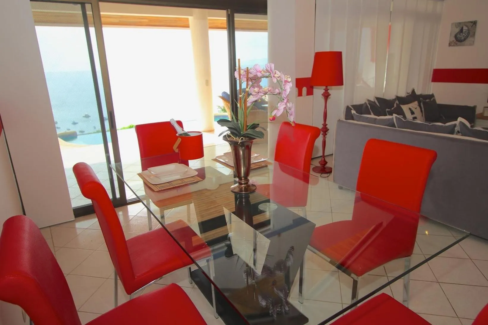 Dining area in The Lighthouse Ocotal