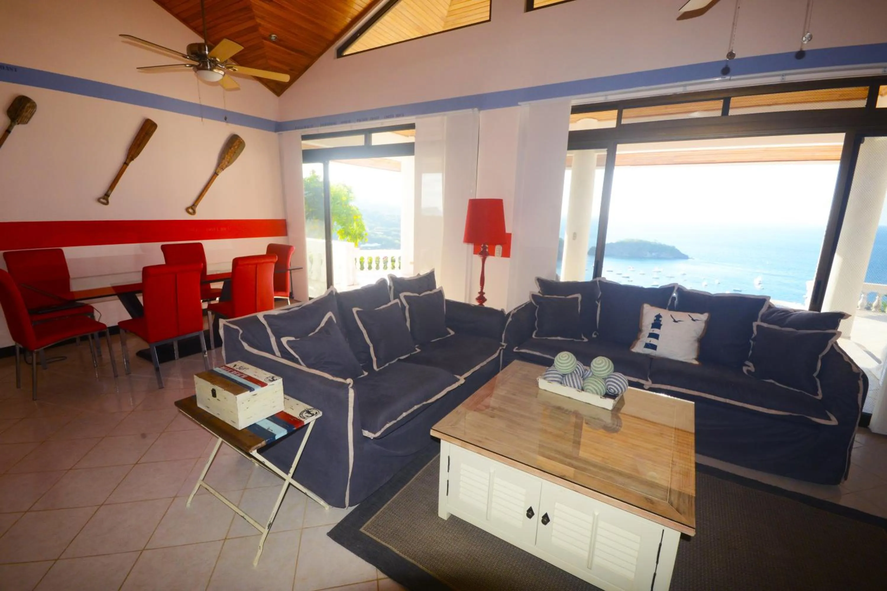 Living room in The Lighthouse Ocotal