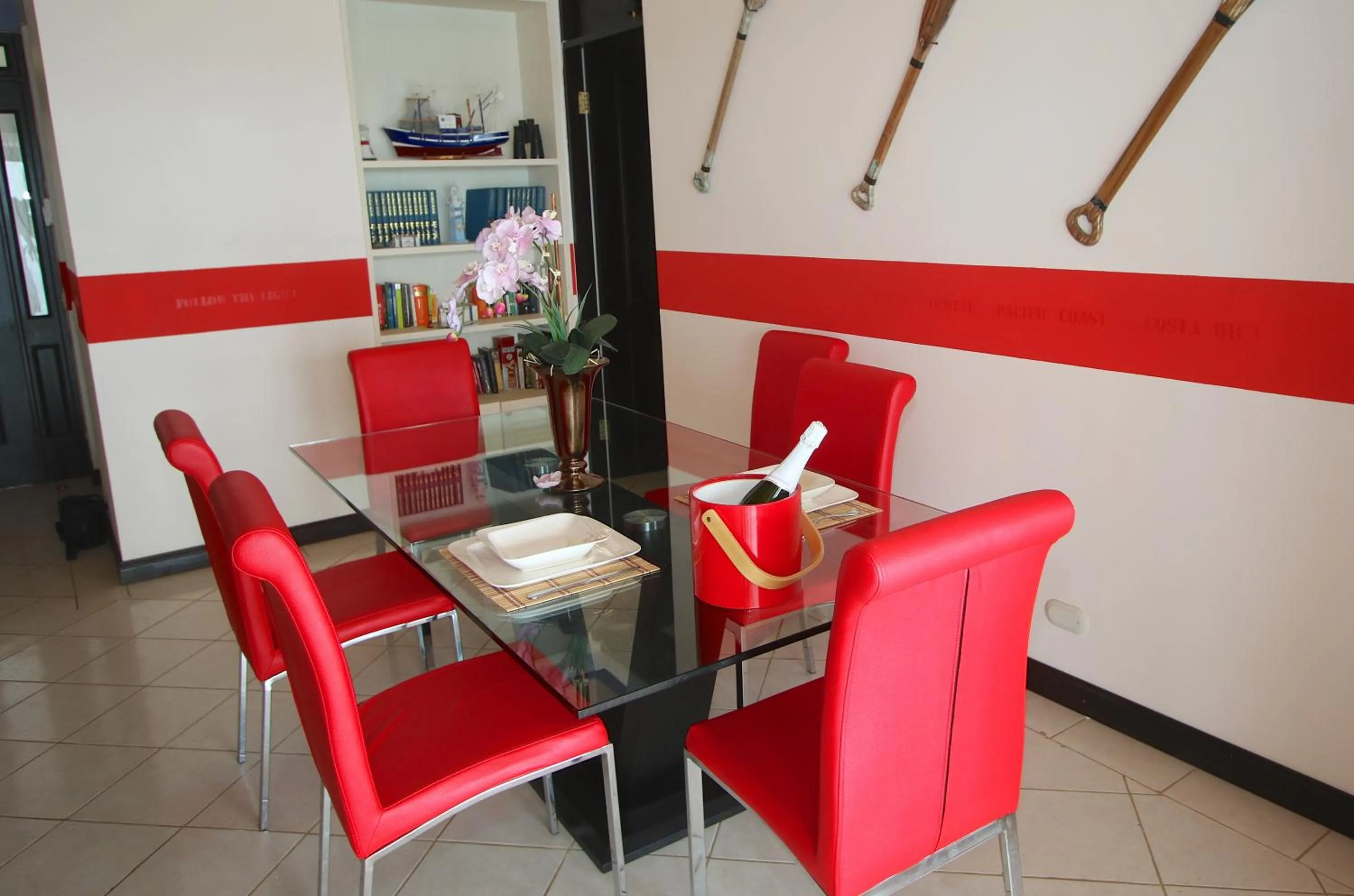 Dining area in The Lighthouse Ocotal