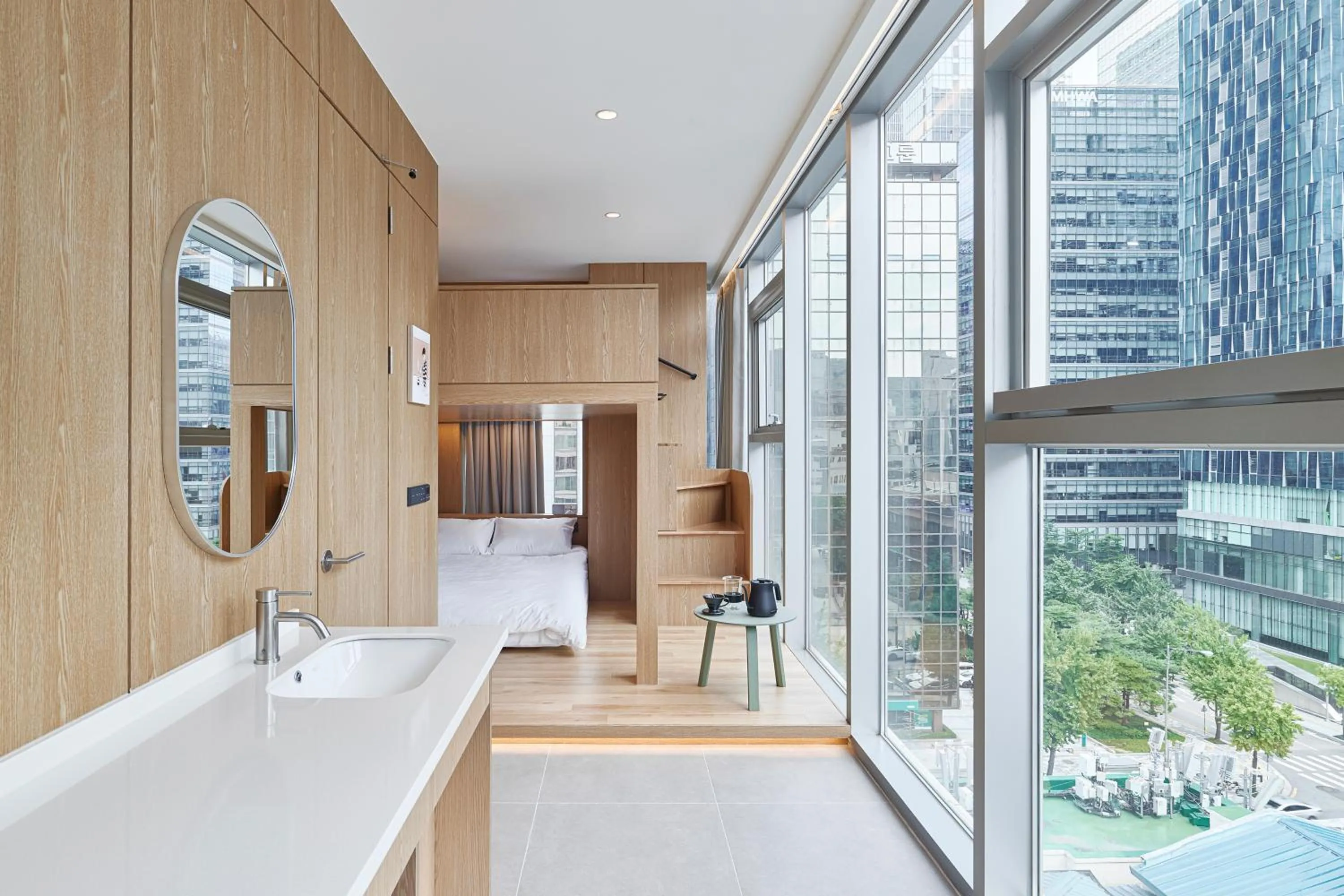 View (from property/room), Bed in HOTEL DRIP&DROP, Myeongdong