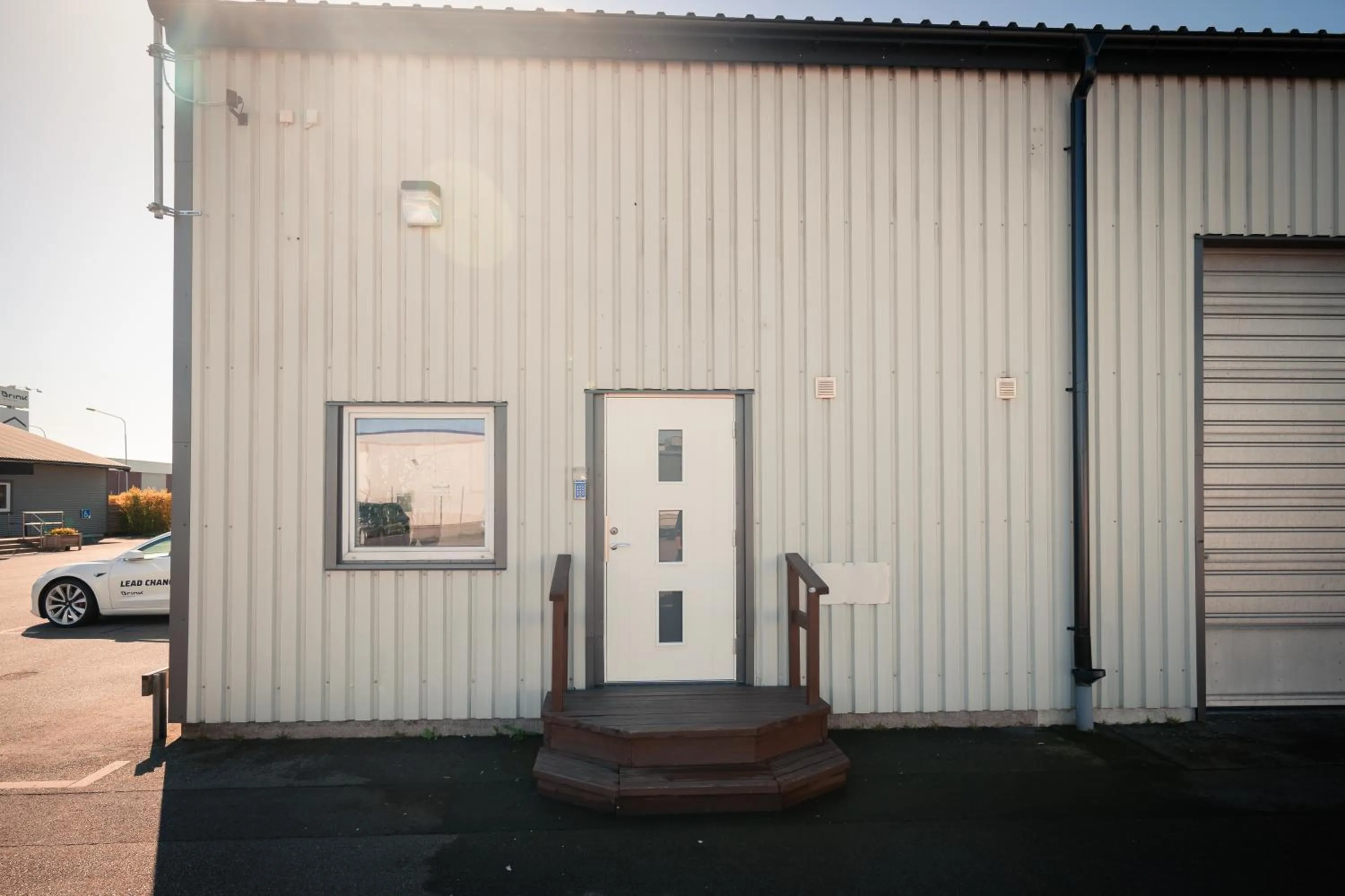 Facade/entrance in Brink Annéx