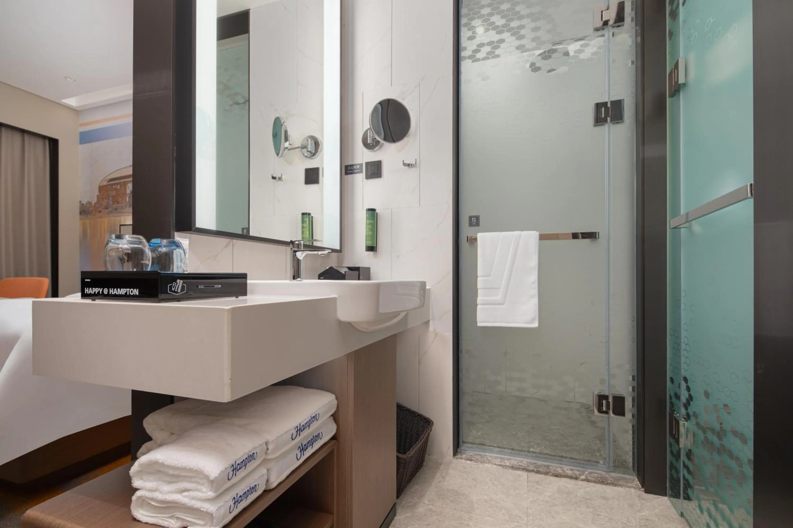 Shower in Hilton by Hampton Chengdu North Railway Station