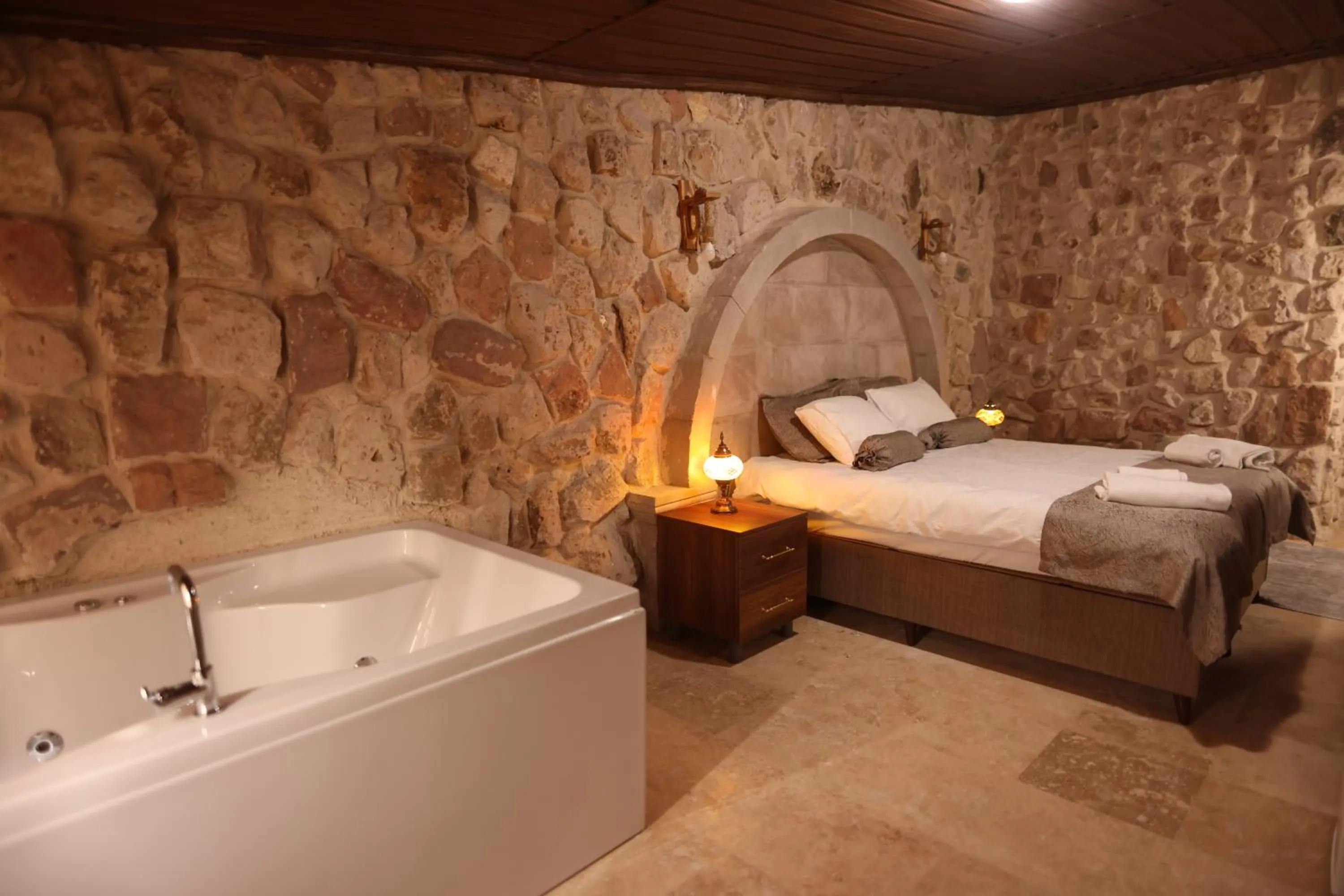 Bed in Wisstone Hotel