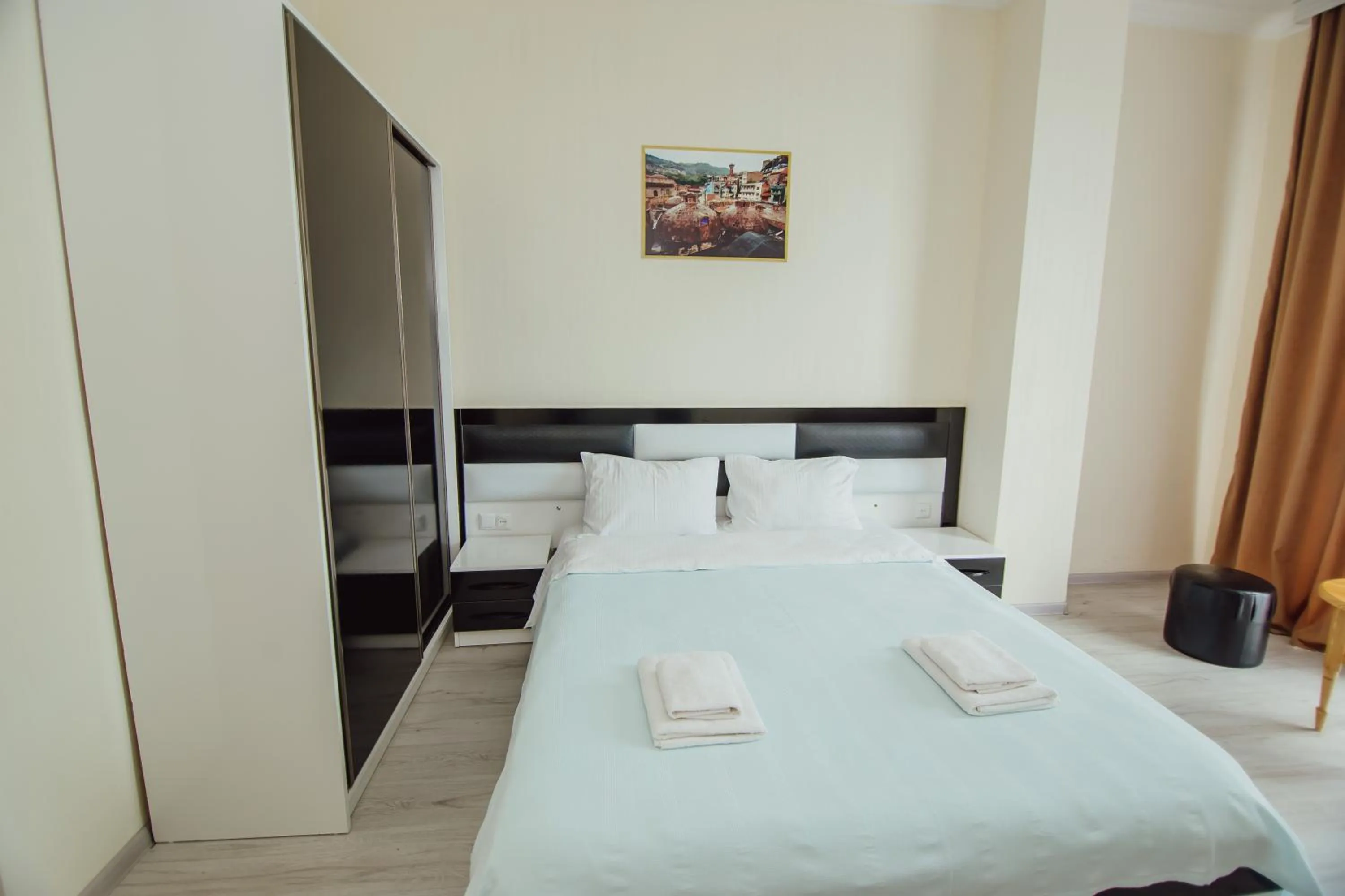 Bed in Mimino Hotel Batumi