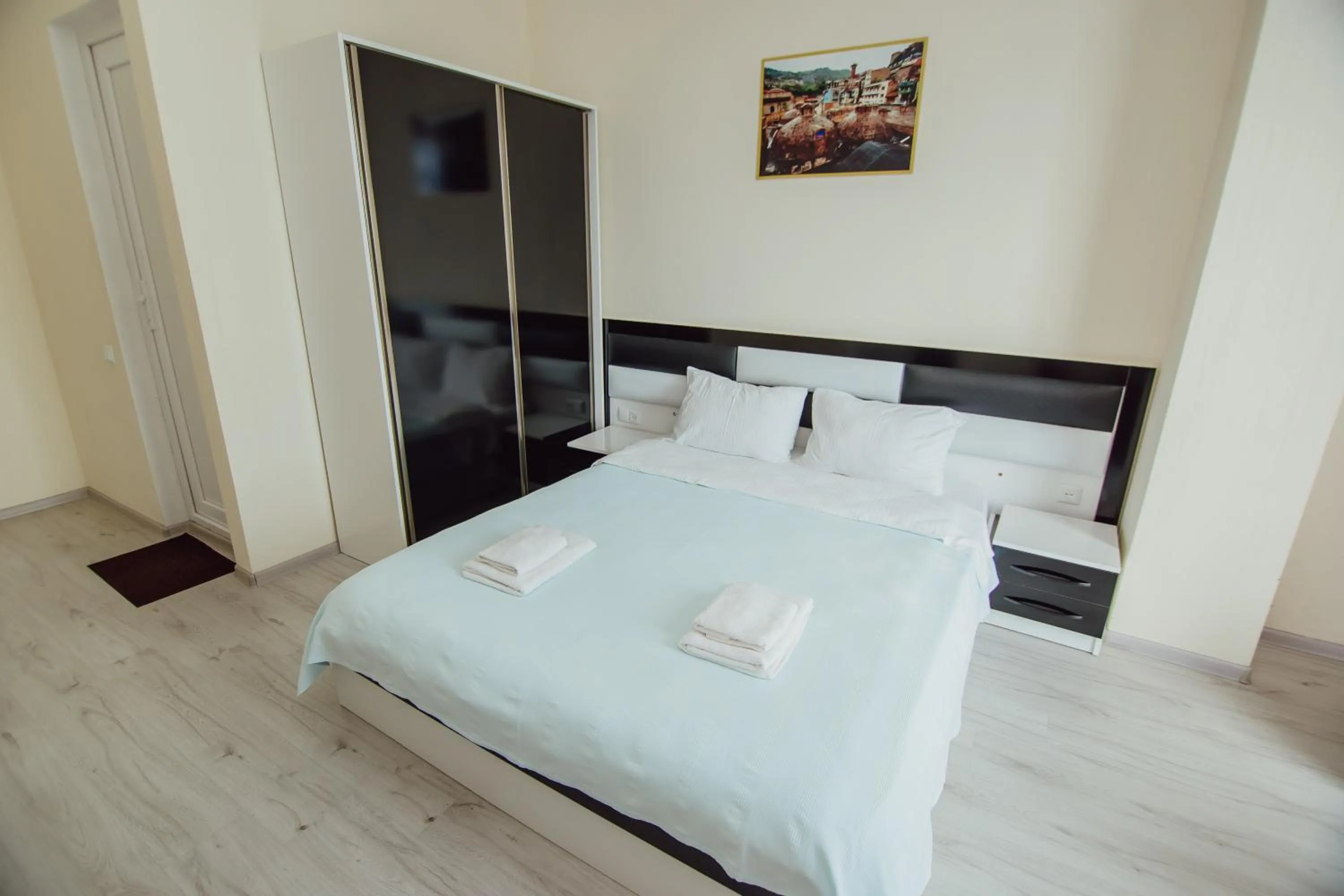 Bed in Mimino Hotel Batumi