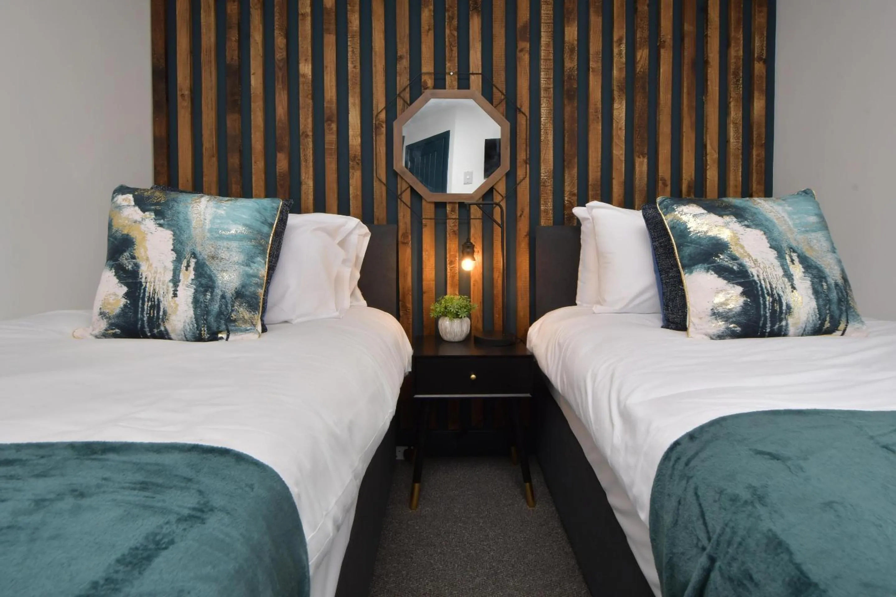 Bedroom, Bed in Stay at Shobnall Road Rooms and Studios Burton