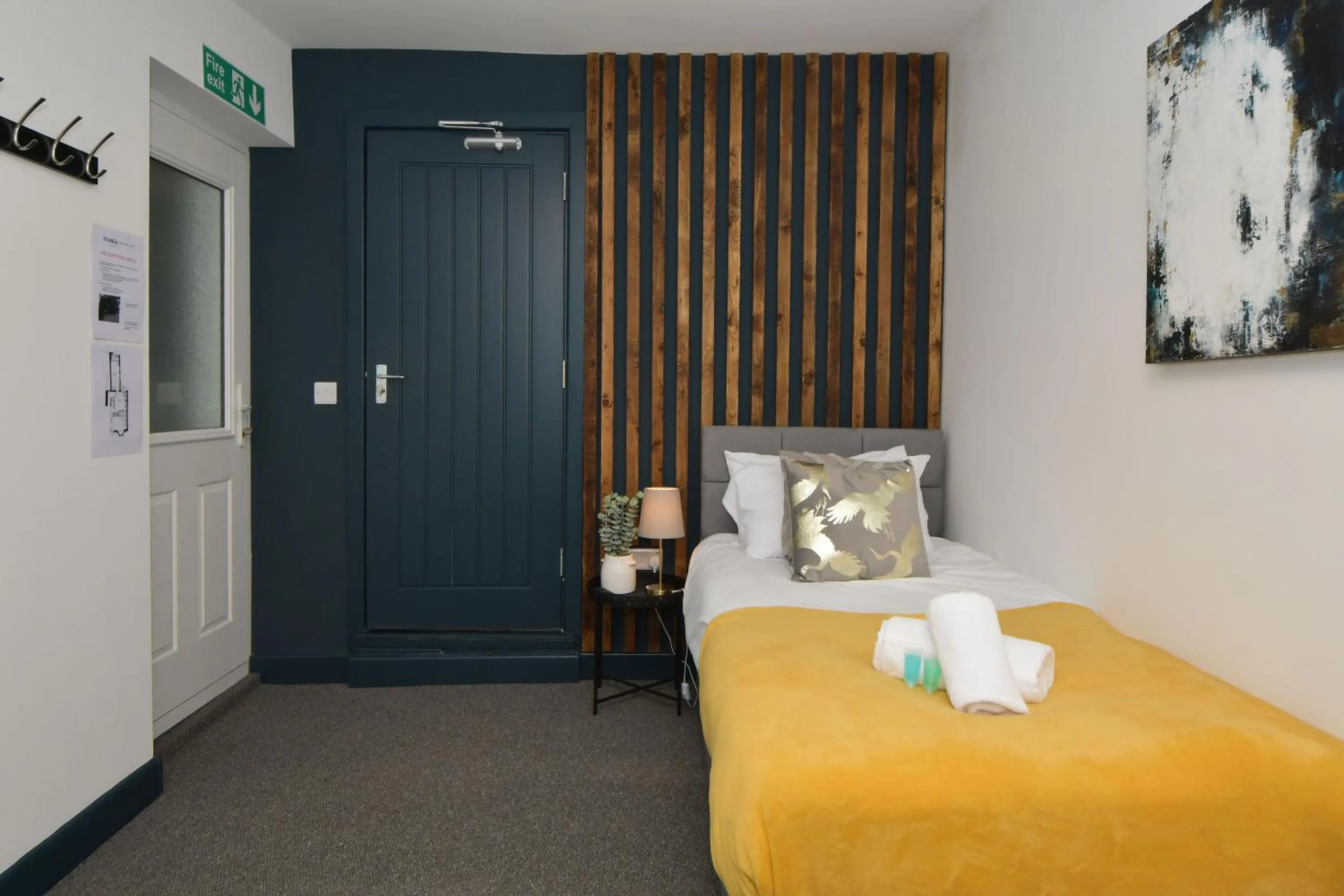 Bedroom, Bed in Stay at Shobnall Road Rooms and Studios Burton