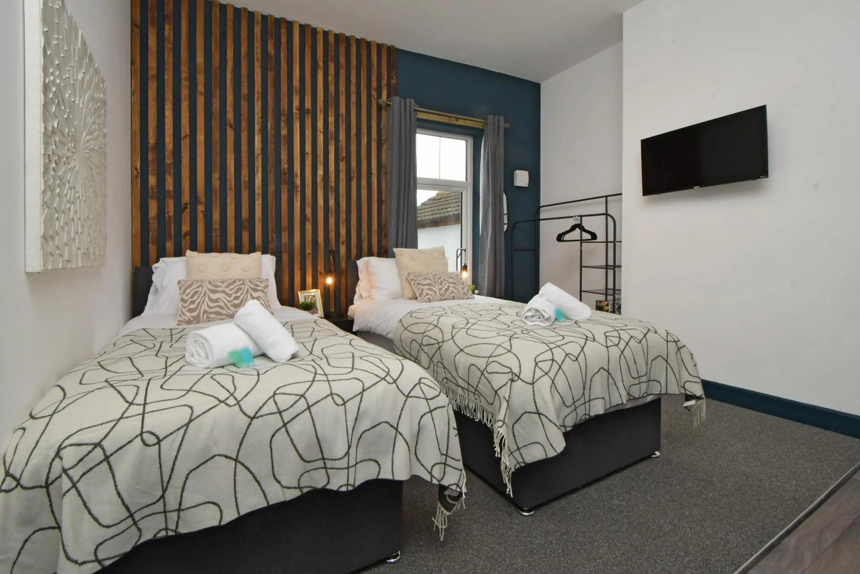 Bedroom, Bed in Stay at Shobnall Road Rooms and Studios Burton