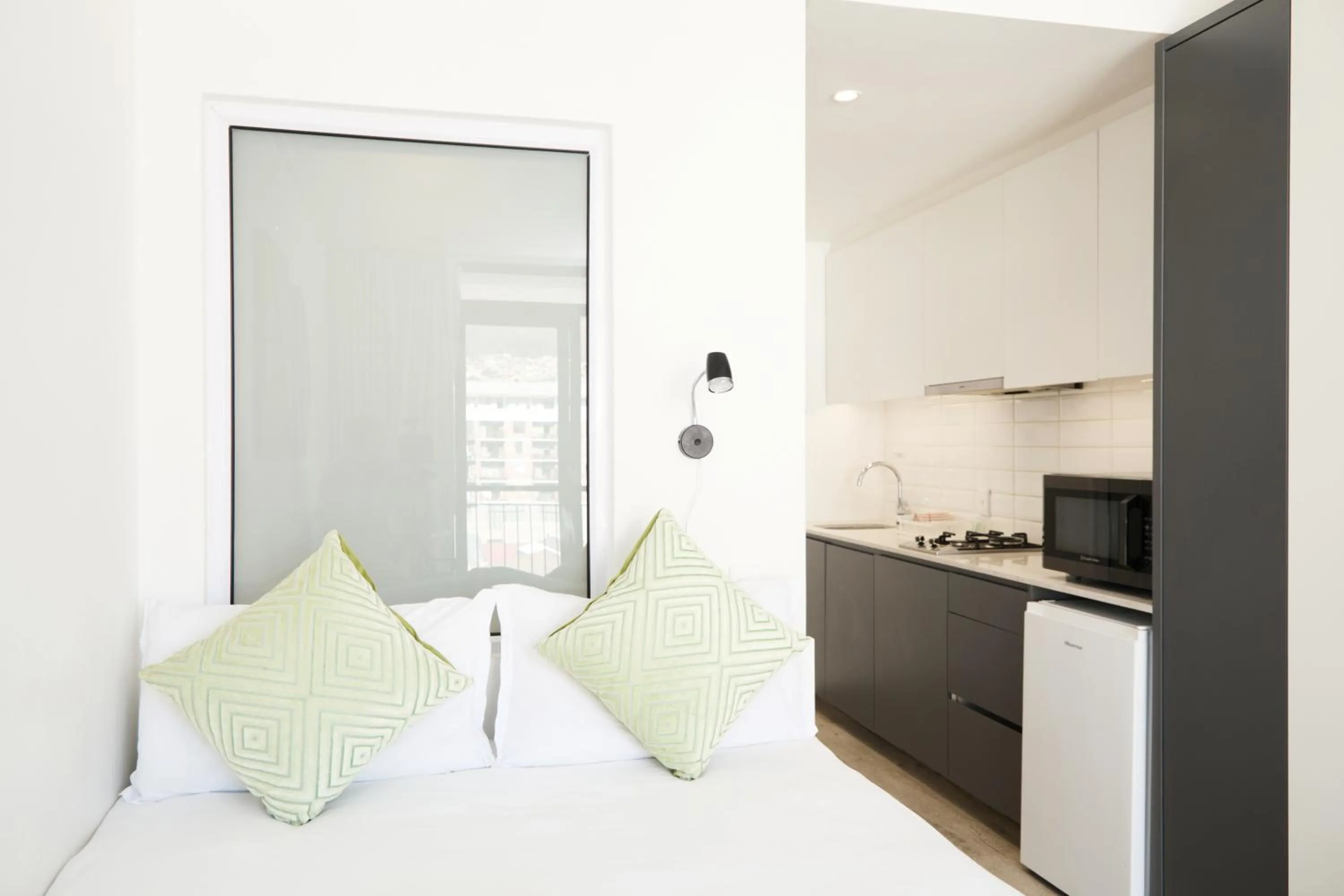 Bed in City Club at 1 on Albert Building