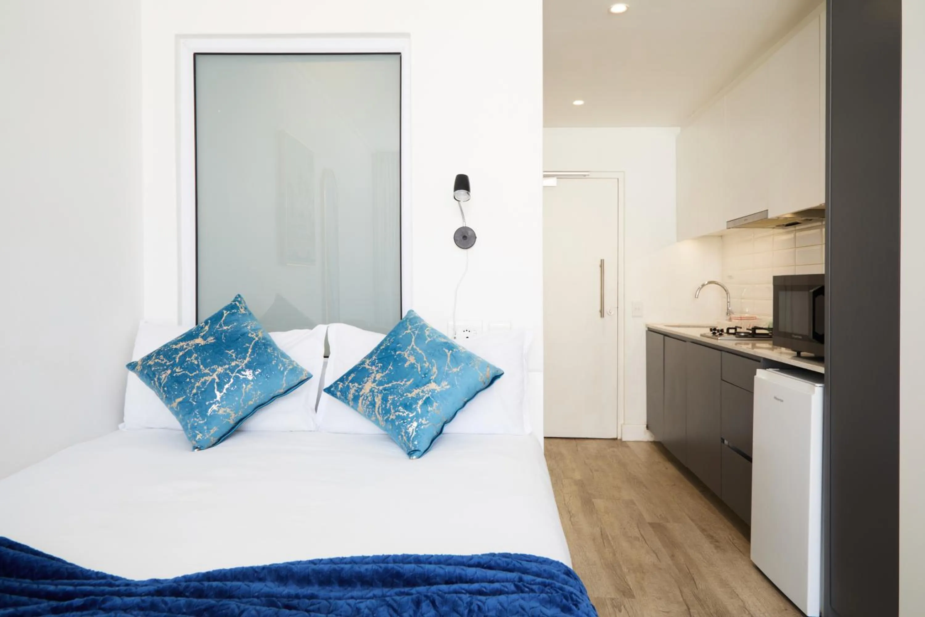 Bed in City Club at 1 on Albert Building