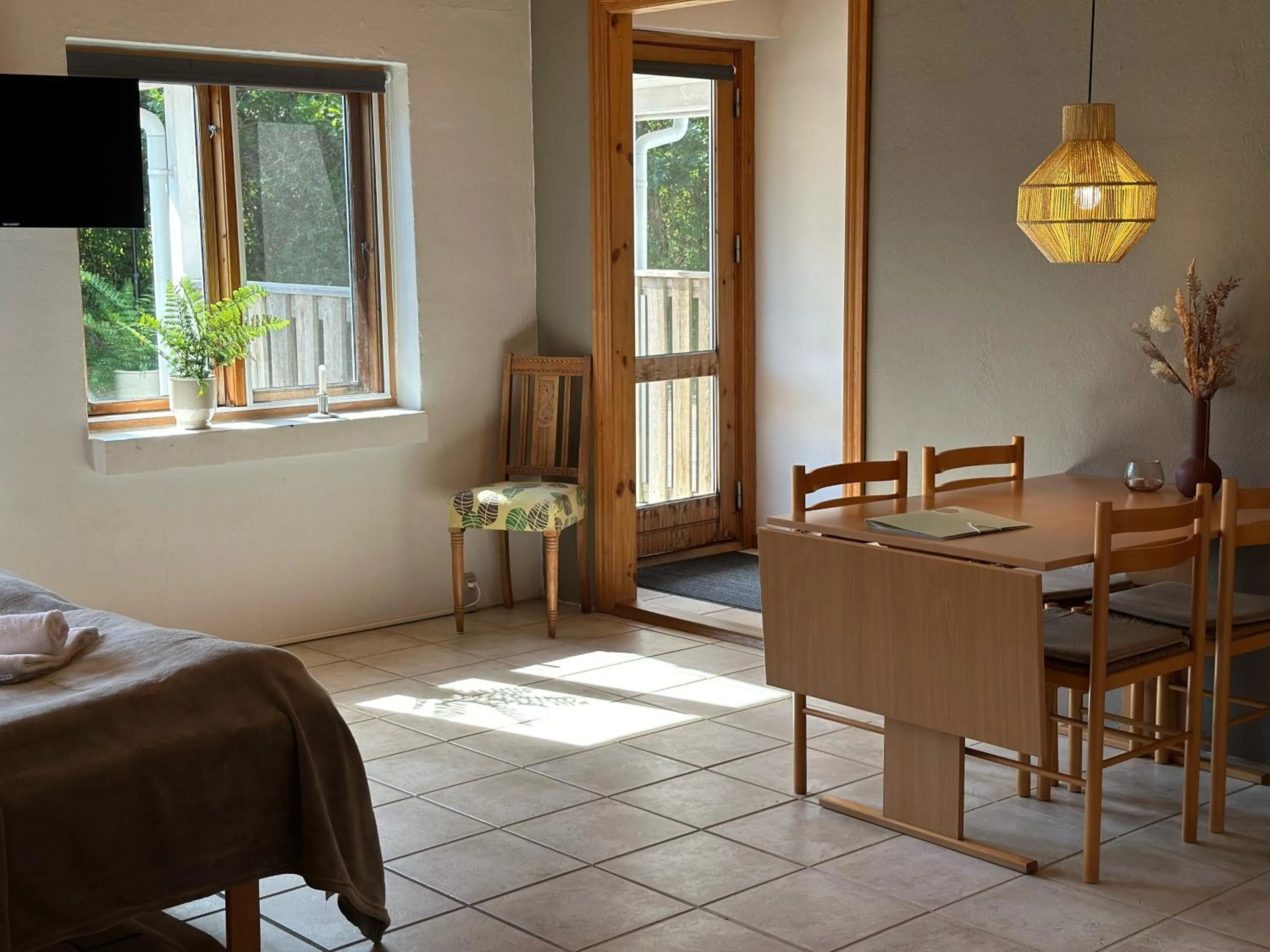 Dining area in Vindvadet Ferielejligheder