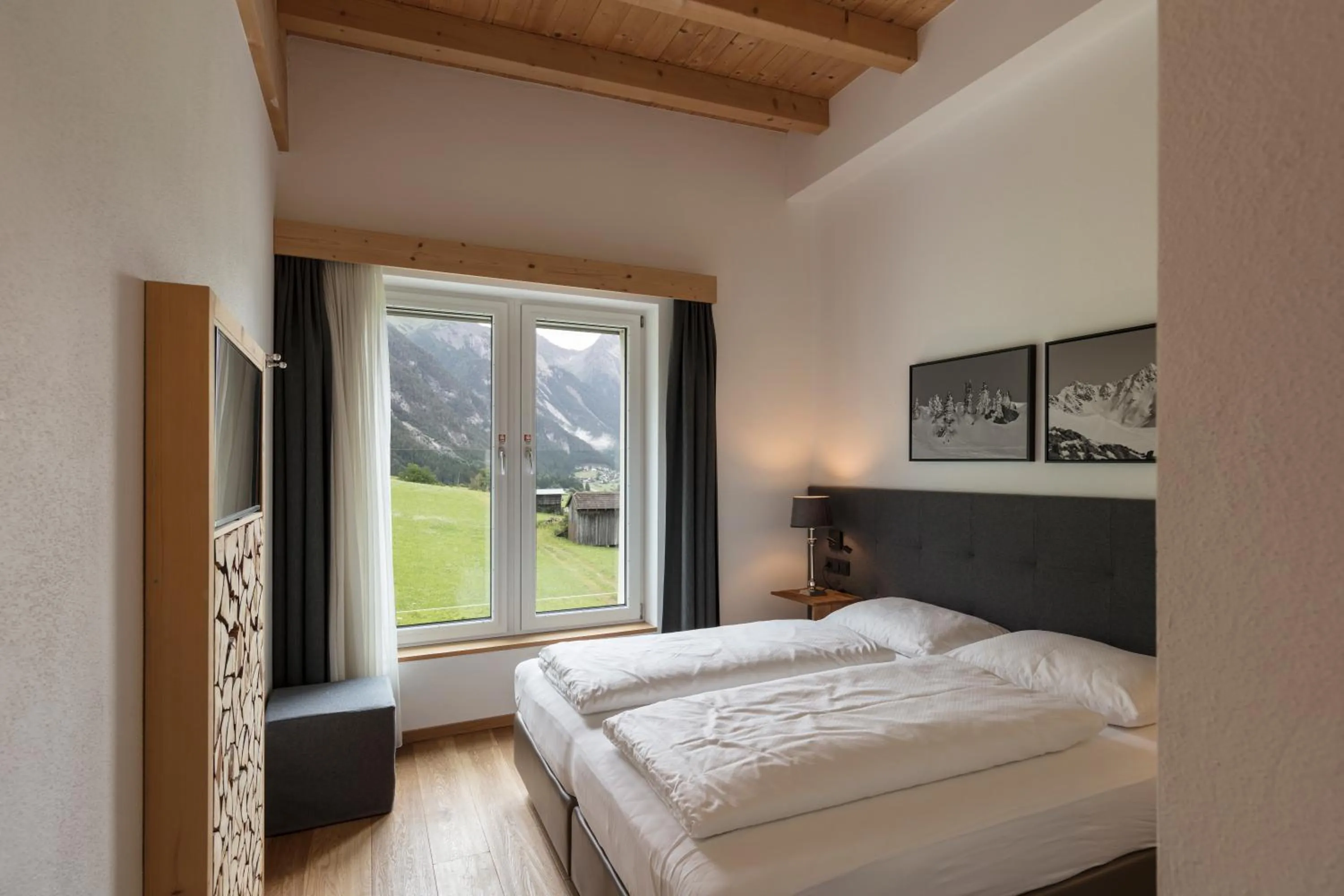 View (from property/room), Bed in ArlBerglife Ferienresort