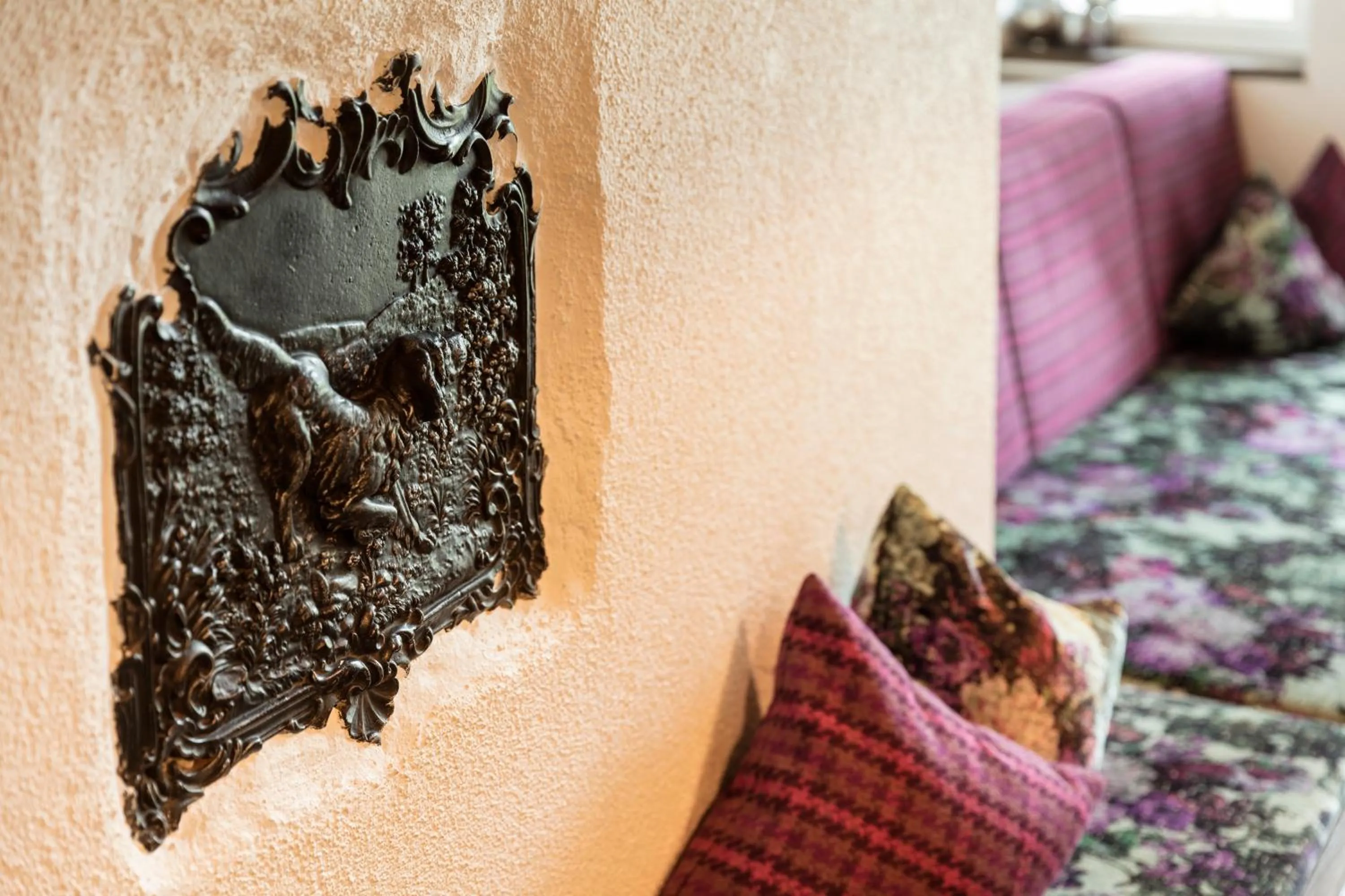 Decorative detail, Bed in ArlBerglife Ferienresort