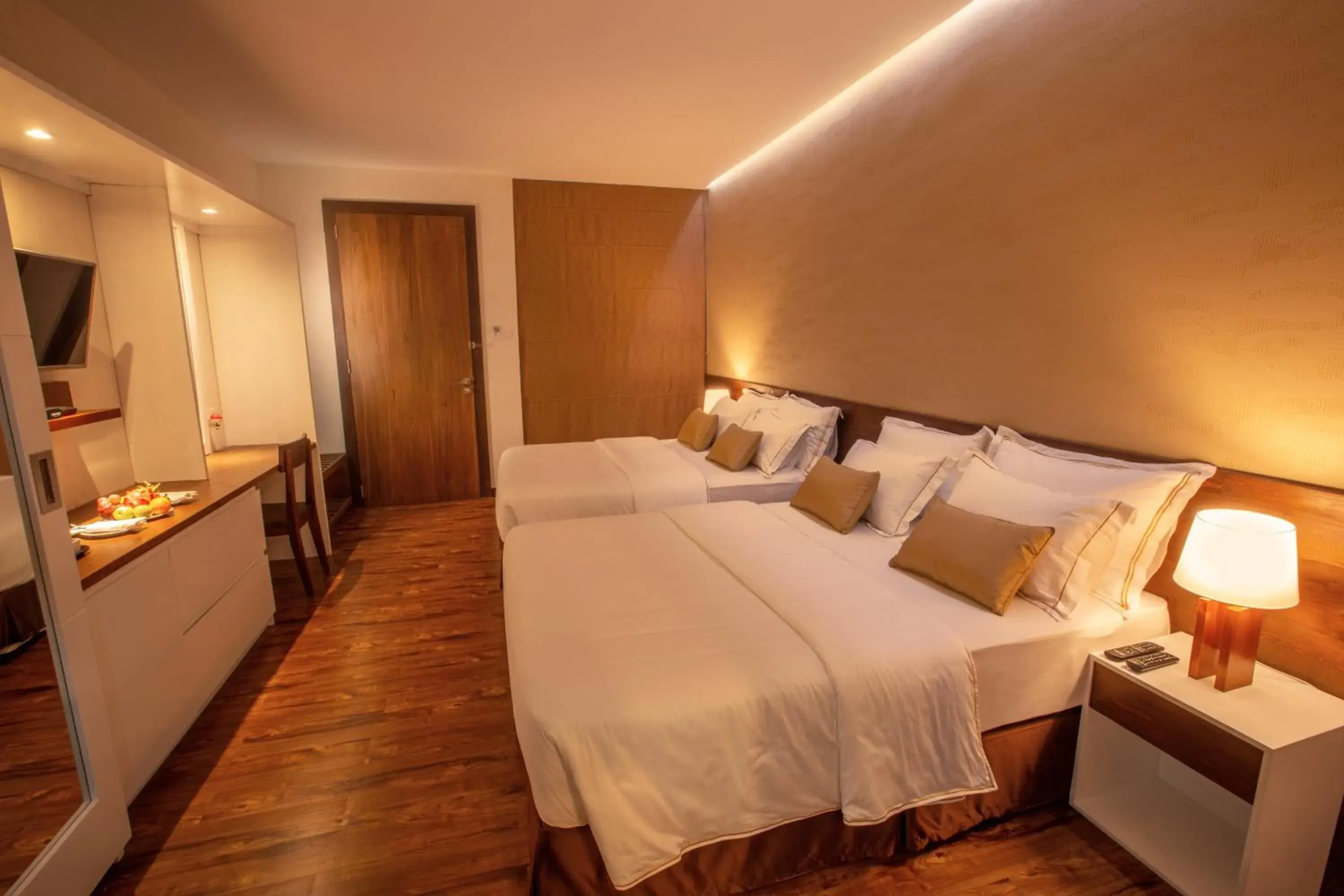 Deluxe Twin Room with Inside View and 20% Discount on Food and Beverages in Sevana City Hotel Deluxe Twin Room with Inside View and 20% Discount on Food and Beverages in Sevana City Hotel