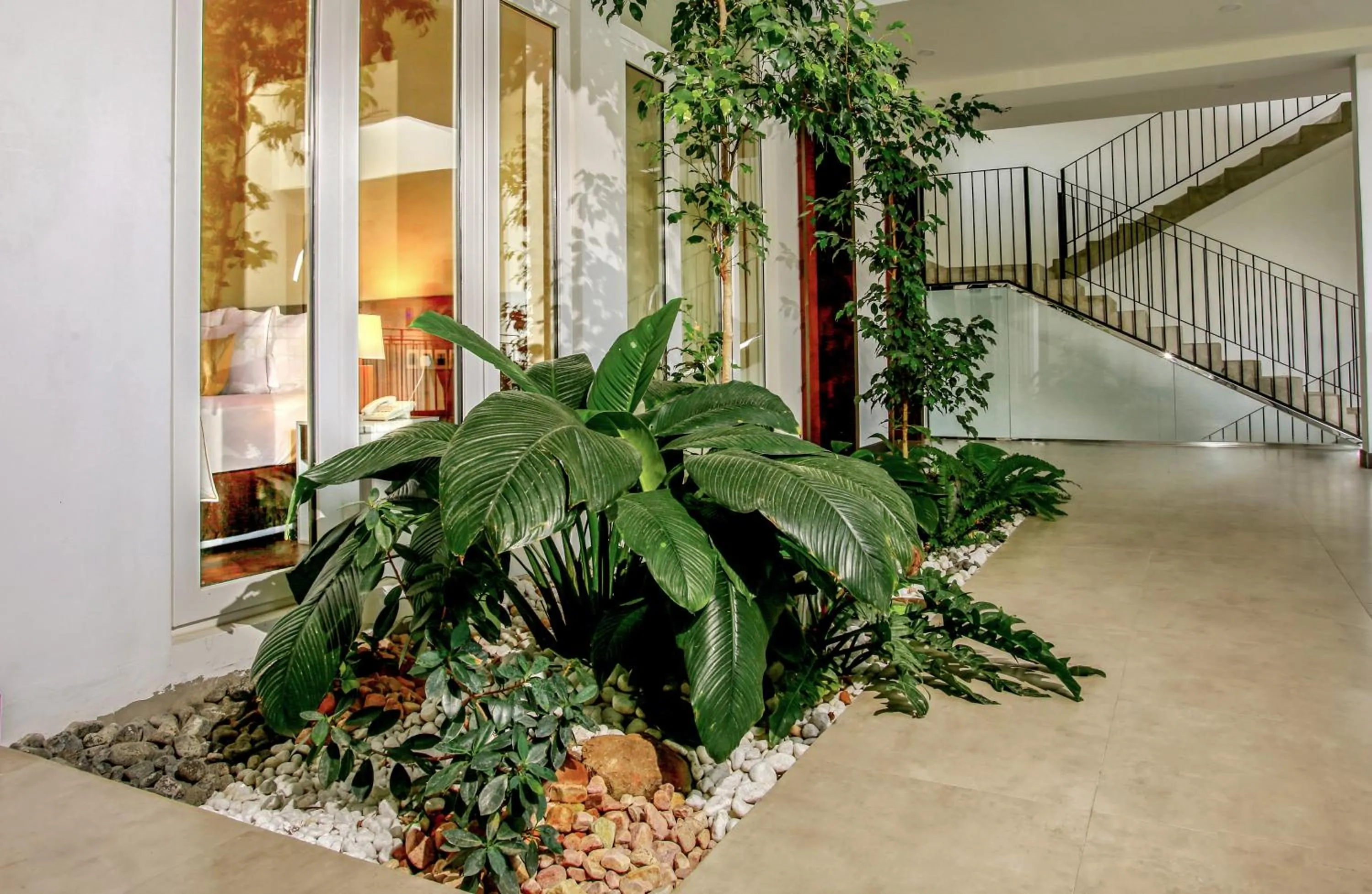 Inner courtyard view in Sevana City Hotel