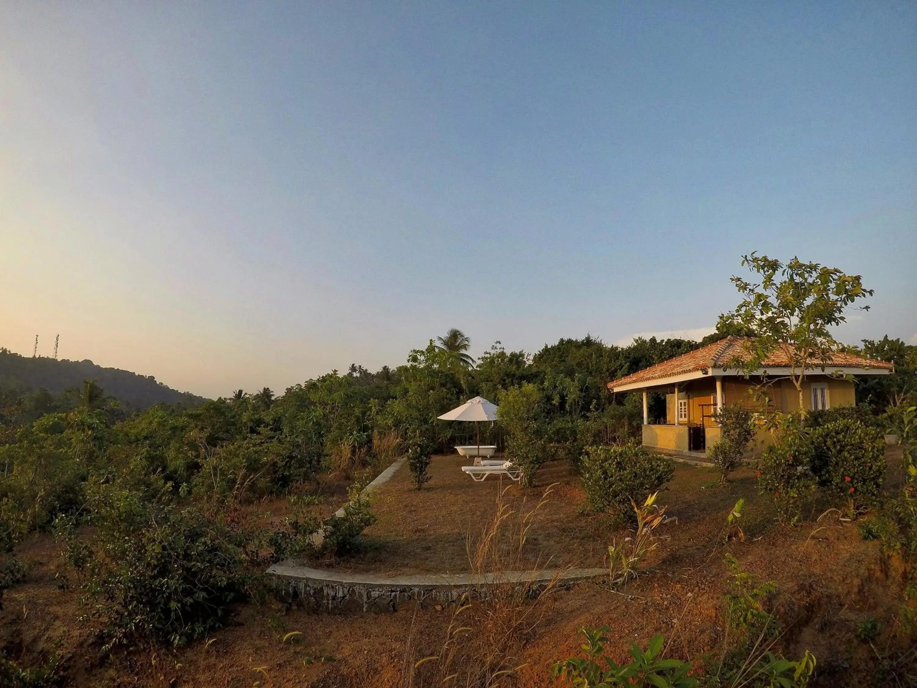 Garden view in The Horizon Hill Top Villa