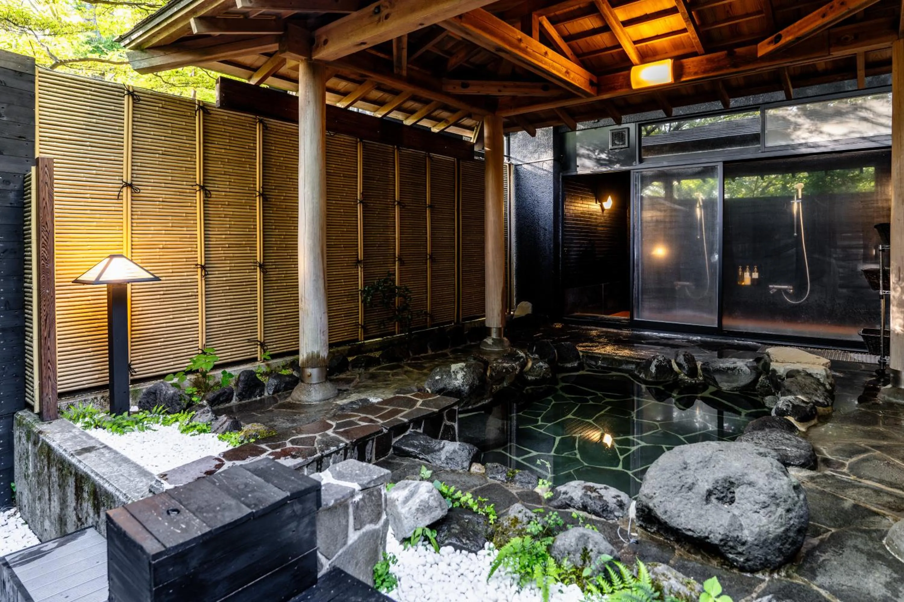 Hot Spring Bath in YuYu Hakone - Private Open Air Onsen Usage Guaranteed